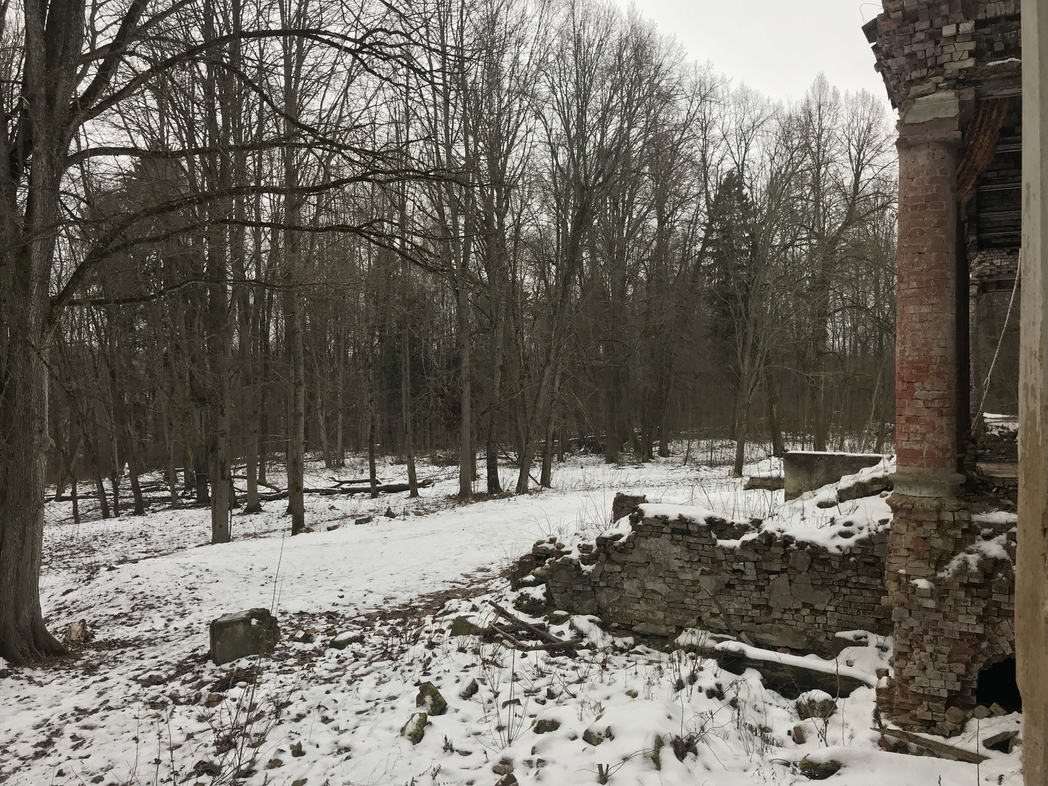 Russian eclecticism | Ruins of a boyar estate - My, Travels, Tourism, Abandoned, Manor, Pavlishchev Bor Estate, Video, Longpost