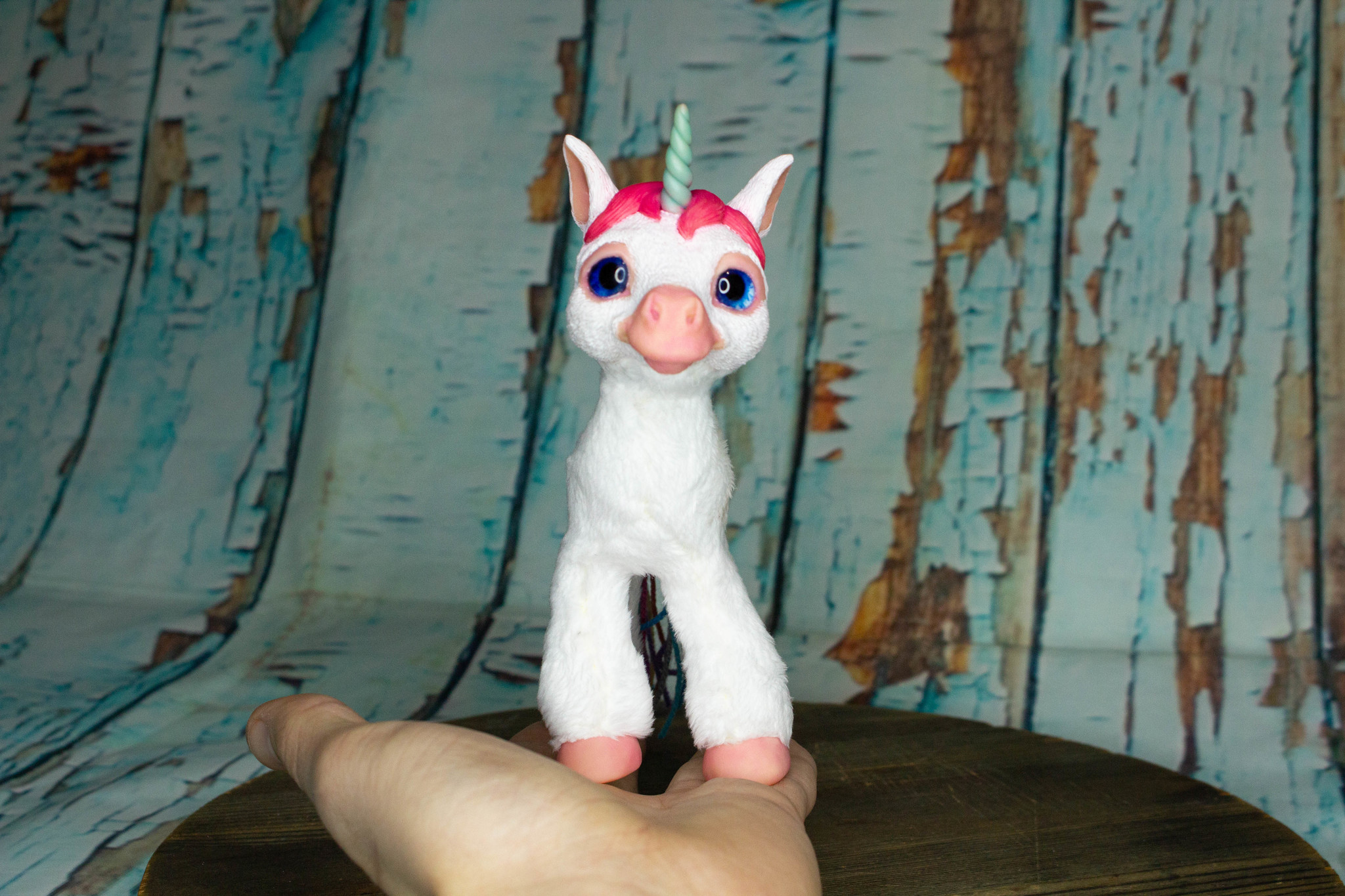 Unicorn - My, Polymer clay, Needlework without process, Unicorn, Author's toy, Longpost