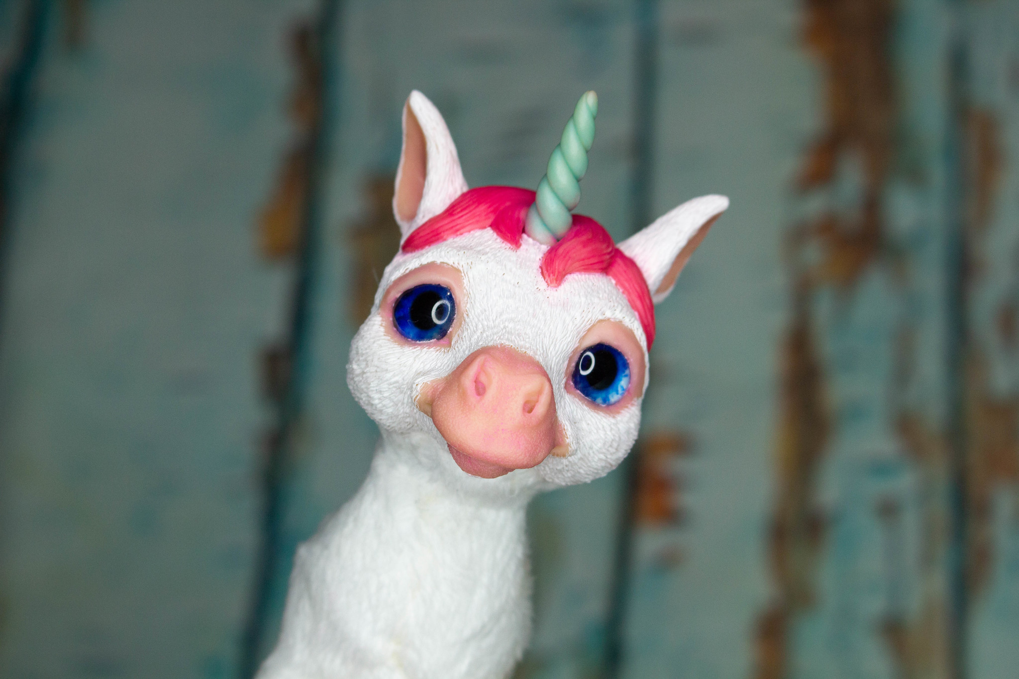 Unicorn - My, Polymer clay, Needlework without process, Unicorn, Author's toy, Longpost