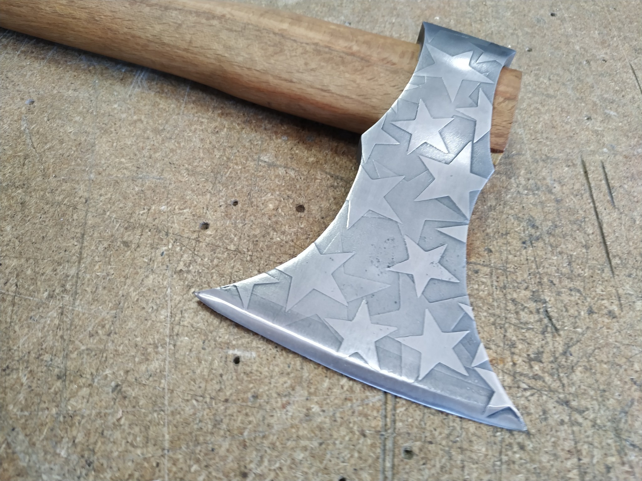 Star ax - My, With your own hands, Axe, Needlework without process, Longpost