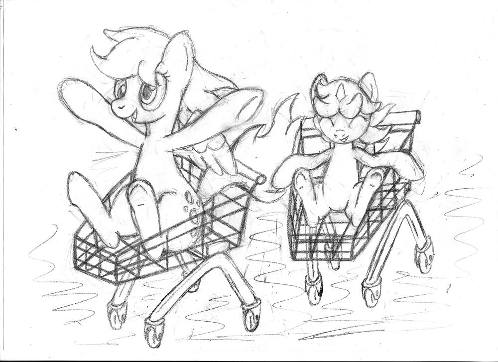 Fun rides - My little pony, Derpy hooves, Dinky Hooves, Tg-0