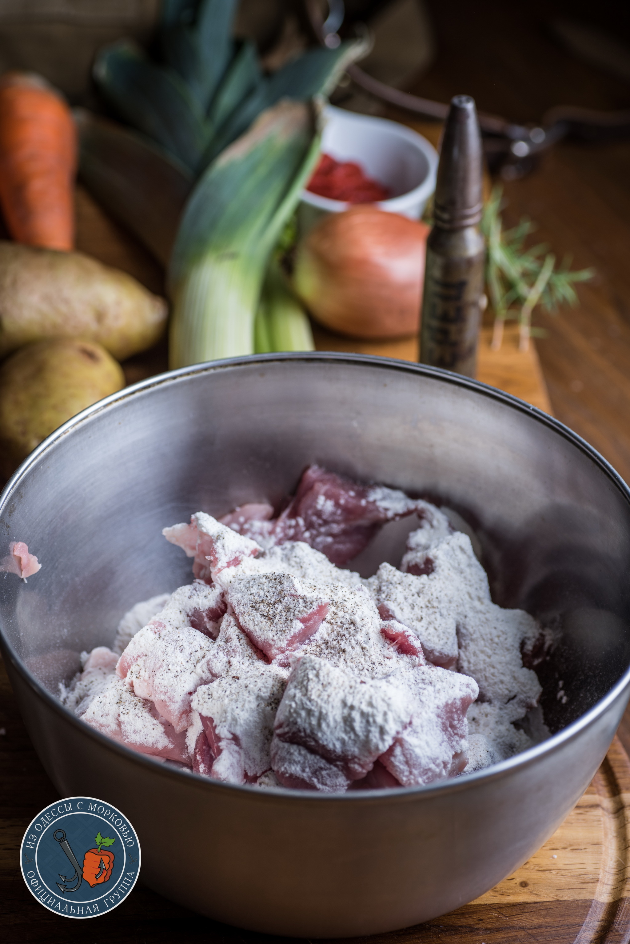 Wellingham Deathclaw Pork pot pies. Meat stew with vegetables and puff pastry. Universe: Fallout - My, From Odessa with carrots, Fallout, Recipe, Cooking, The photo, Food, Longpost