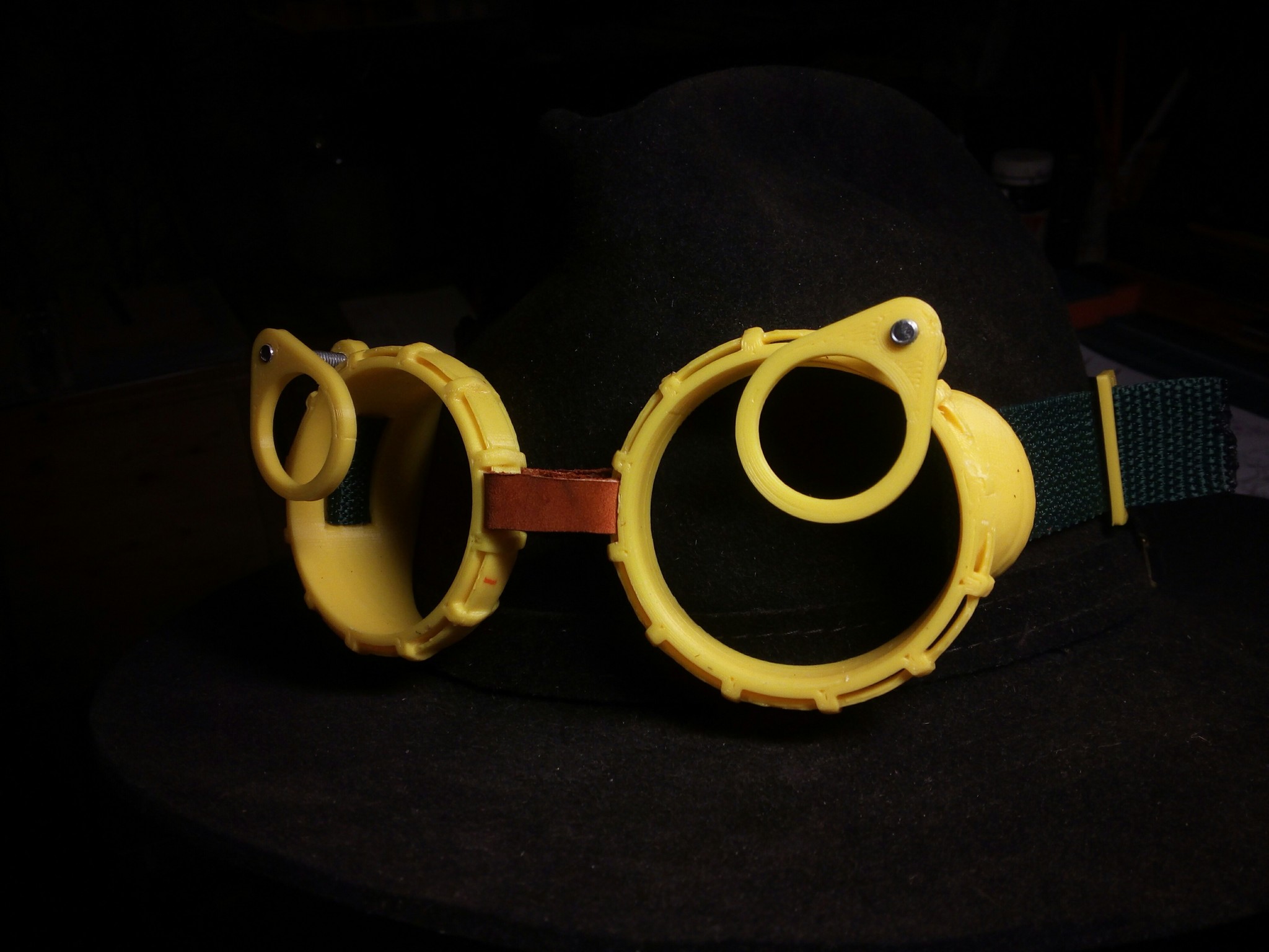 Goggles - My, Steampunk, 3D печать, Creation, Role-playing games