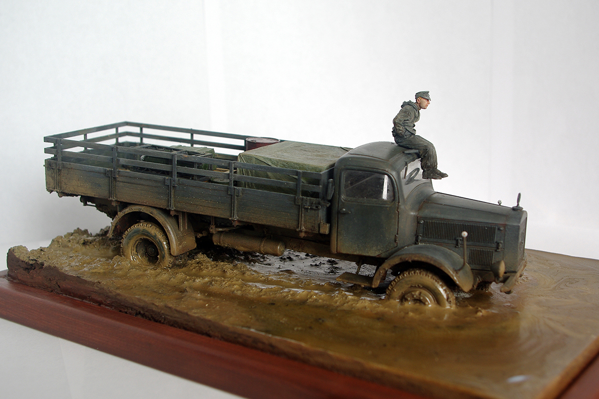 Post #7217595 - My, Modeling, Truck, The Great Patriotic War, Transport, Diorama, Longpost