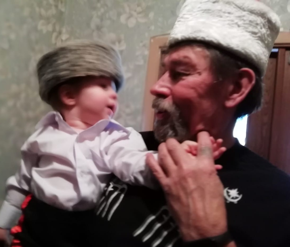 Young Cossack) We are 1 year old))) - My, Cossacks, Uncle Vasya, Longpost, Children