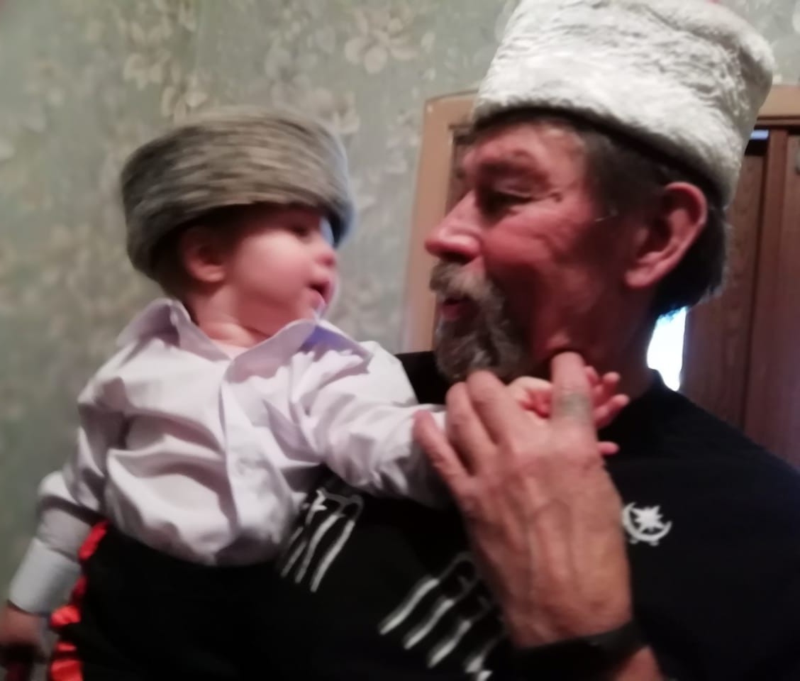 Young Cossack) We are 1 year old))) - My, Cossacks, Uncle Vasya, Longpost, Children