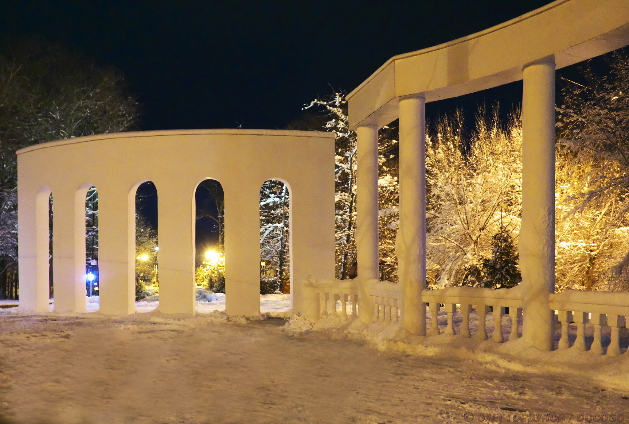 There is a miracle, it has been found! - My, Pyatimorsk, Miracle, Night, Winter, Snow, Did you know, Longpost