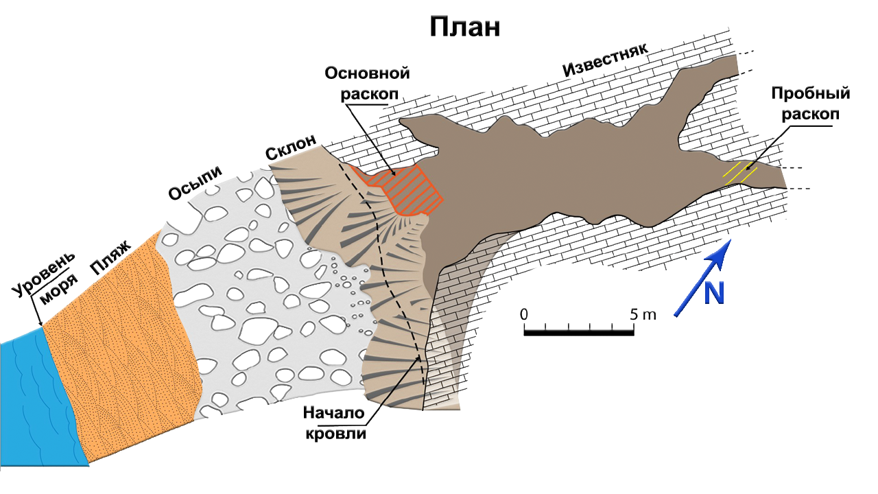 Neanderthals - life by the sea and use of marine resources - My, The science, Archeology, Anthropology, Story, Research, Longpost, Neanderthal, Excavations, Video, GIF