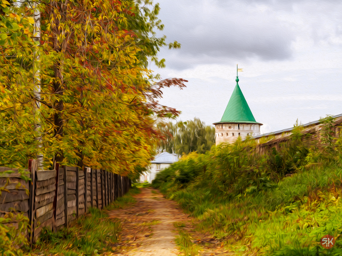 Western tower of the monastery - My, The photo, Ipatiev Monastery, Kostroma, Monastery, Tower