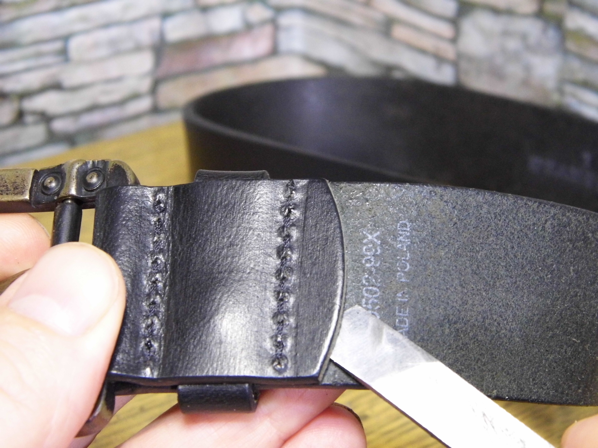 How to cut a belt - My, Belt, Genuine leather belt, Mat, Longpost