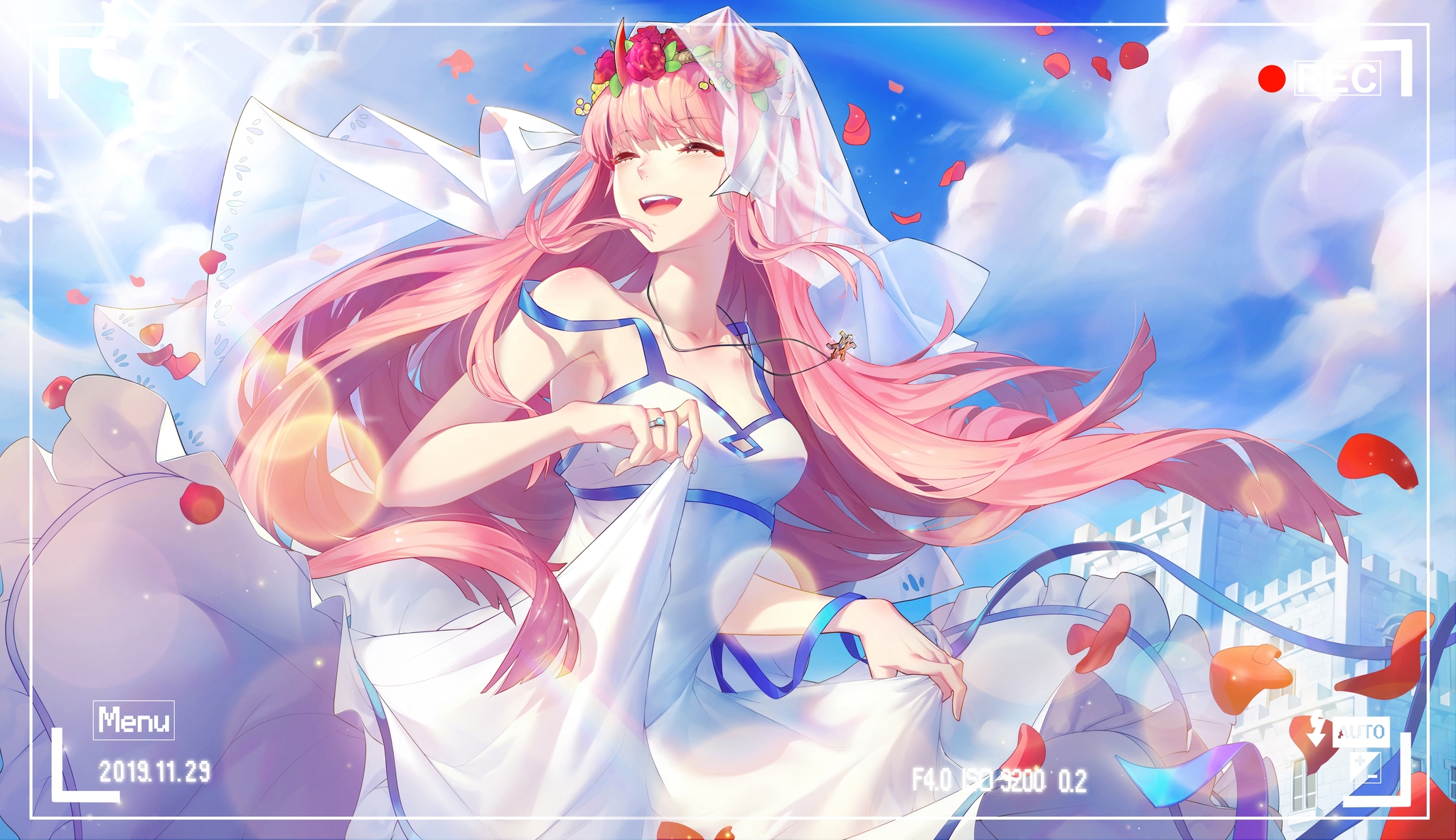 Zero Two - Bride, Anime, Anime art, Zero two, Darling in the Franxx