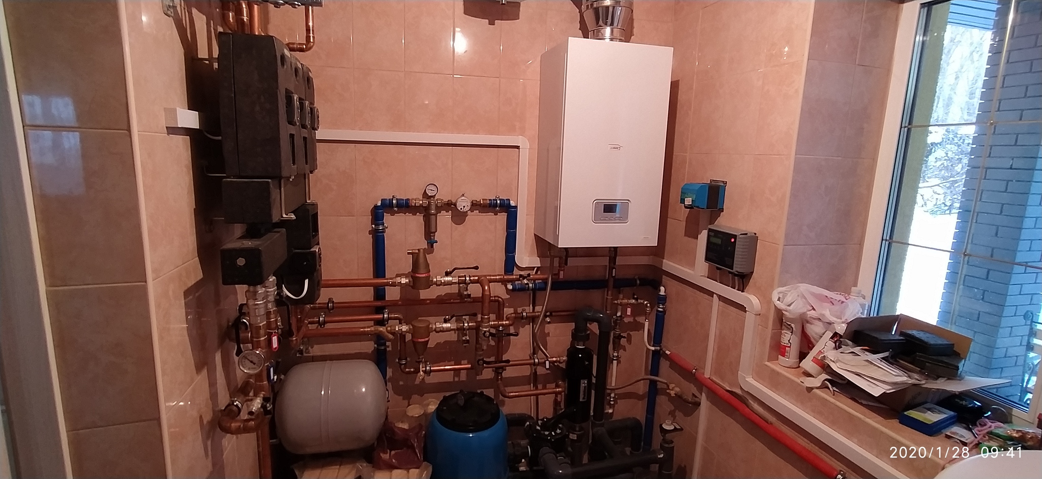 Everyday life of a plumber 19. What a completed boiler room looks like - My, Engineering systems, Heating, Longpost