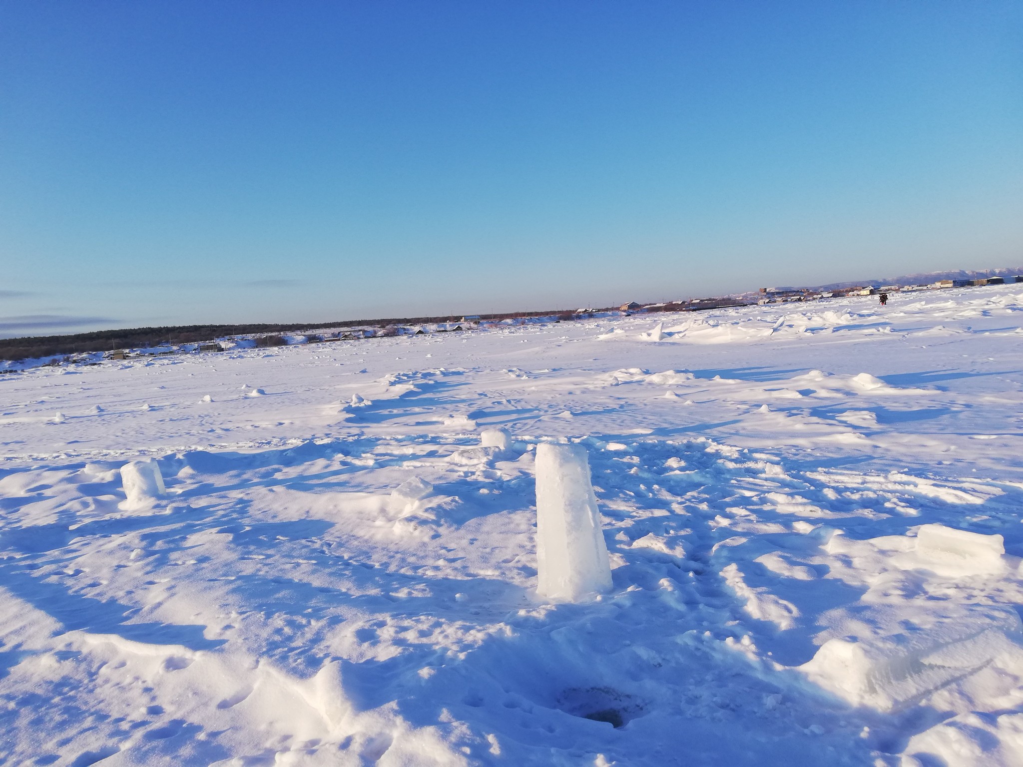 Winter fishing. Sakhalin - My, Fishing, Smelt, Ice, Sakhalin, Longpost