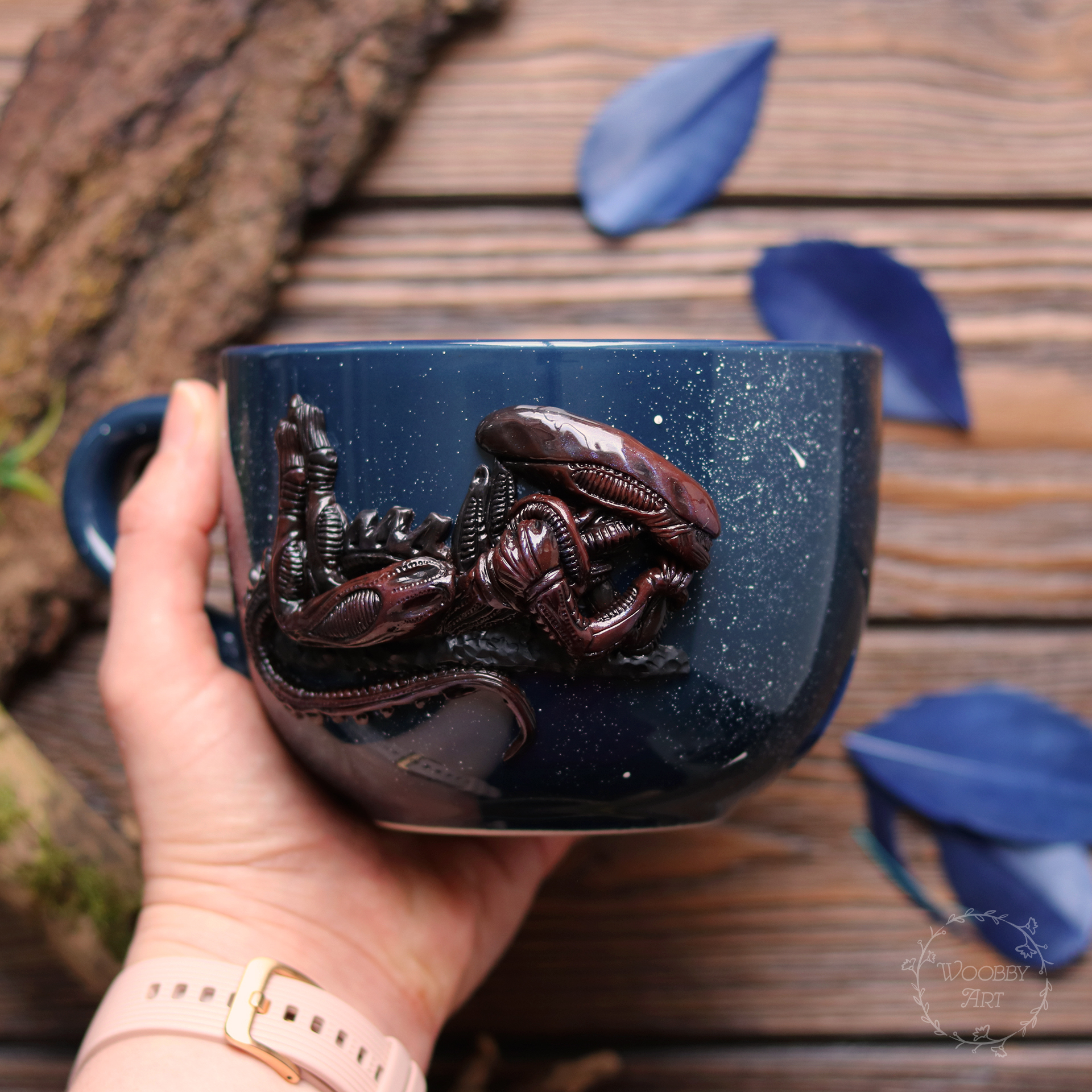 Happy Valentine's Day =) - My, Polymer clay, Xenomorph, Stranger, Longpost