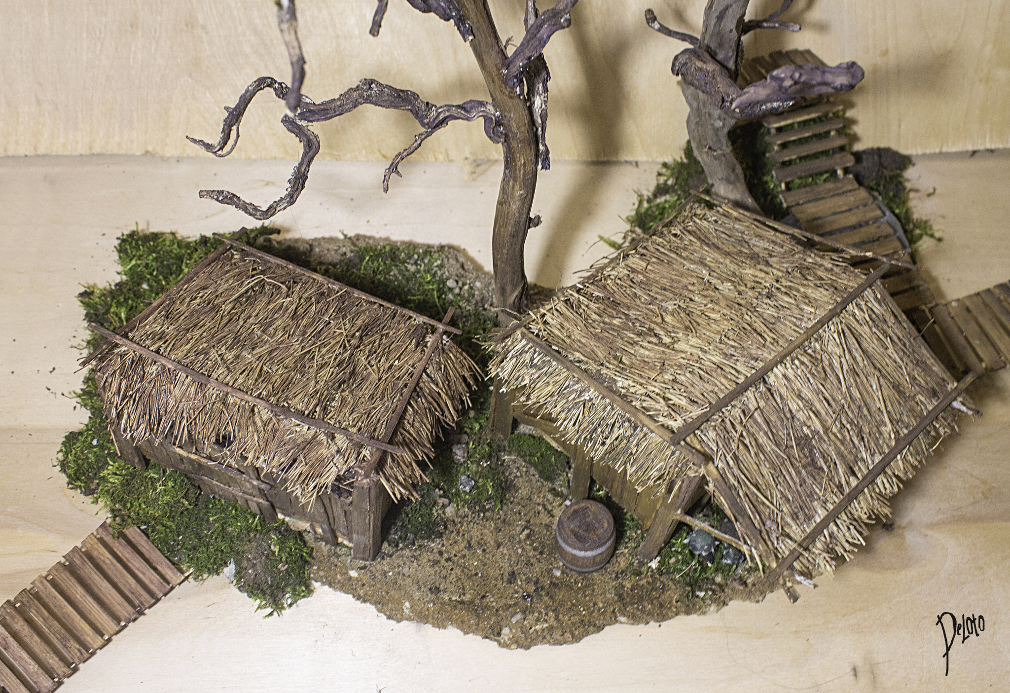 Hla Oud. (Based on TES III: Morrowind) - My, The elder scrolls, Needlework without process, Diorama, Games, Computer games, Retro Games, The Elder Scrolls III: Morrowind, Handmade, Longpost