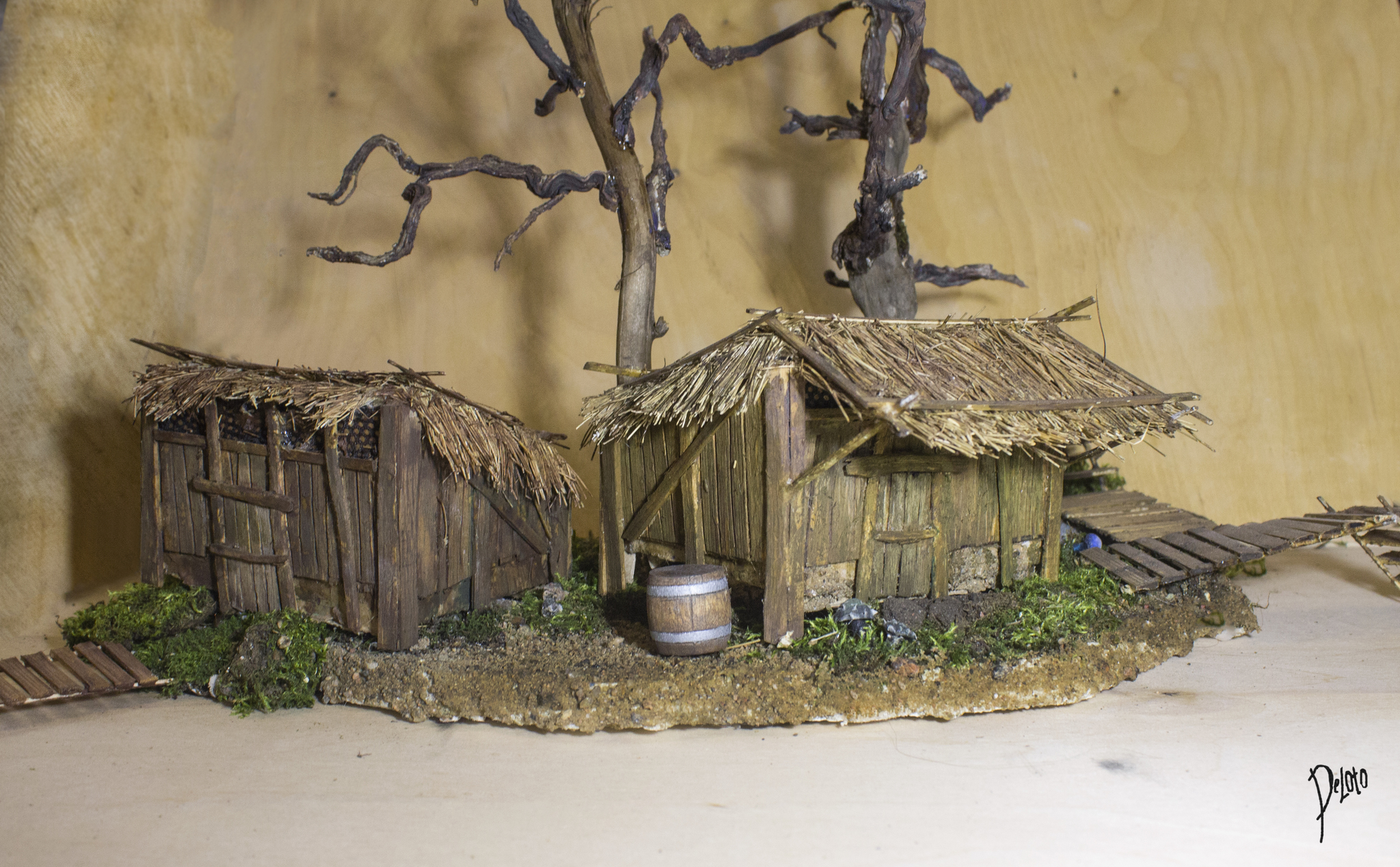 Hla Oud. (Based on TES III: Morrowind) - My, The elder scrolls, Needlework without process, Diorama, Games, Computer games, Retro Games, The Elder Scrolls III: Morrowind, Handmade, Longpost