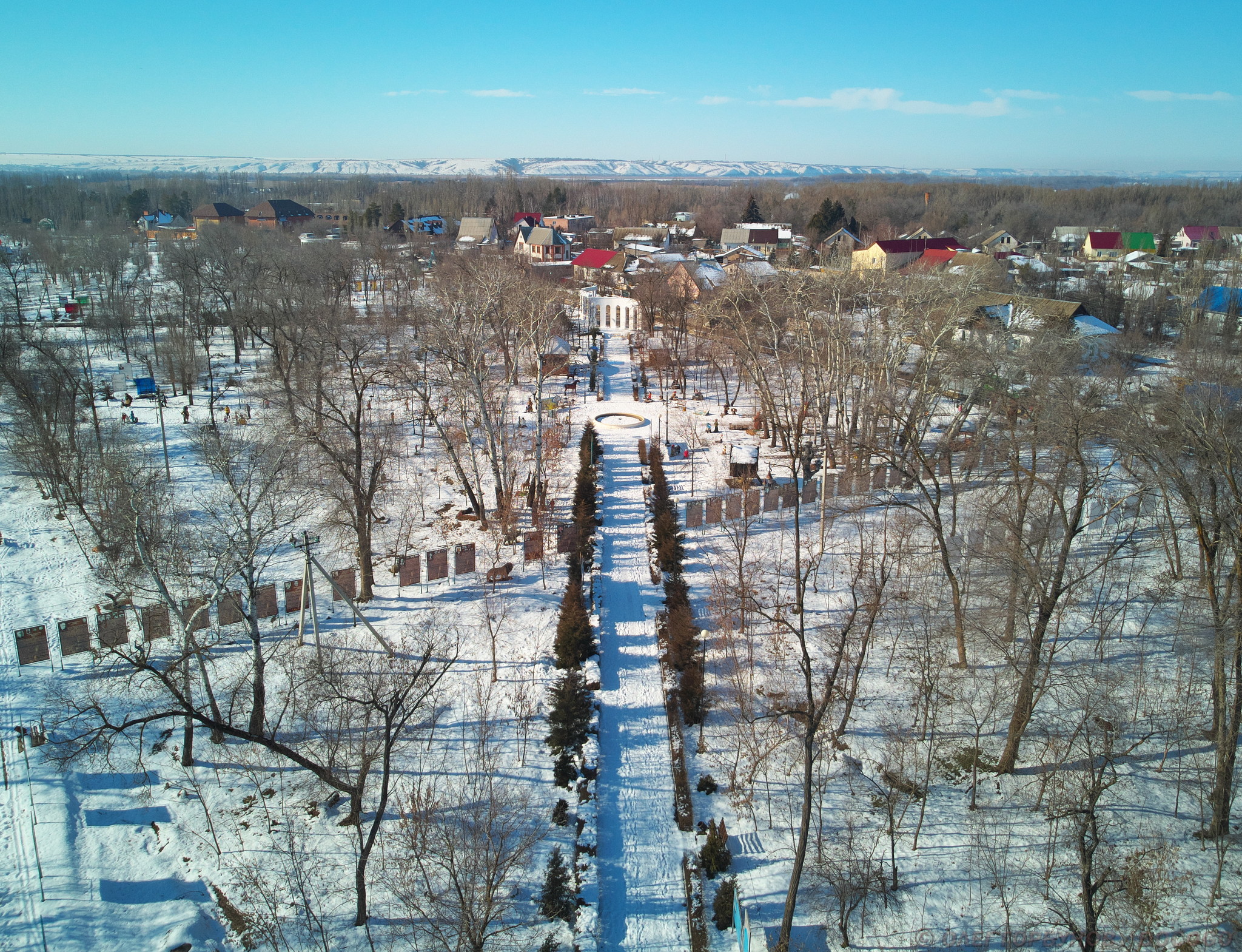 Пятиморск по-белому - Моё, Пятиморск, Весна, Волгоград, Калач-На-Дону, DJI Mavic 2 PRO, Длиннопост