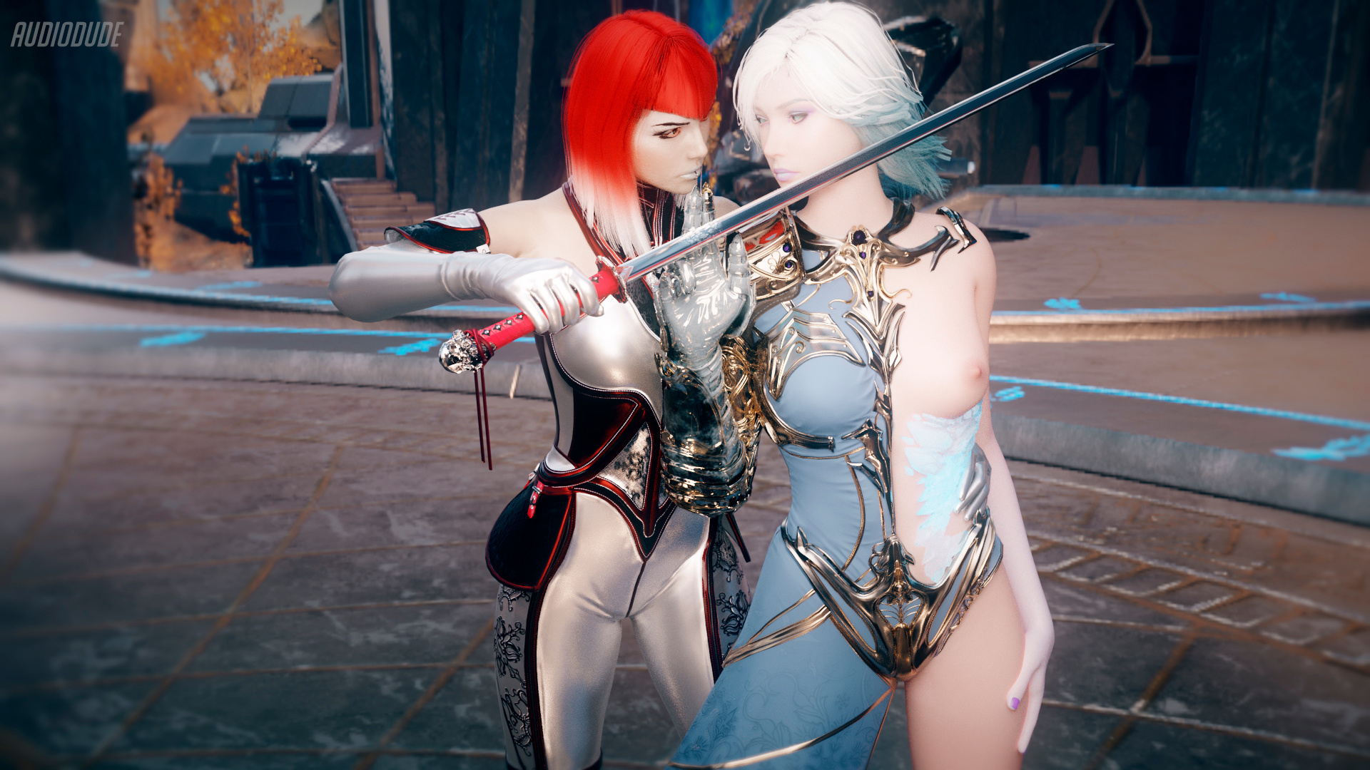 Countess & Aurora (Paragon) - NSFW, Paragon, Aurora, Графиня, Аврора, 3D, Арт, Эротика