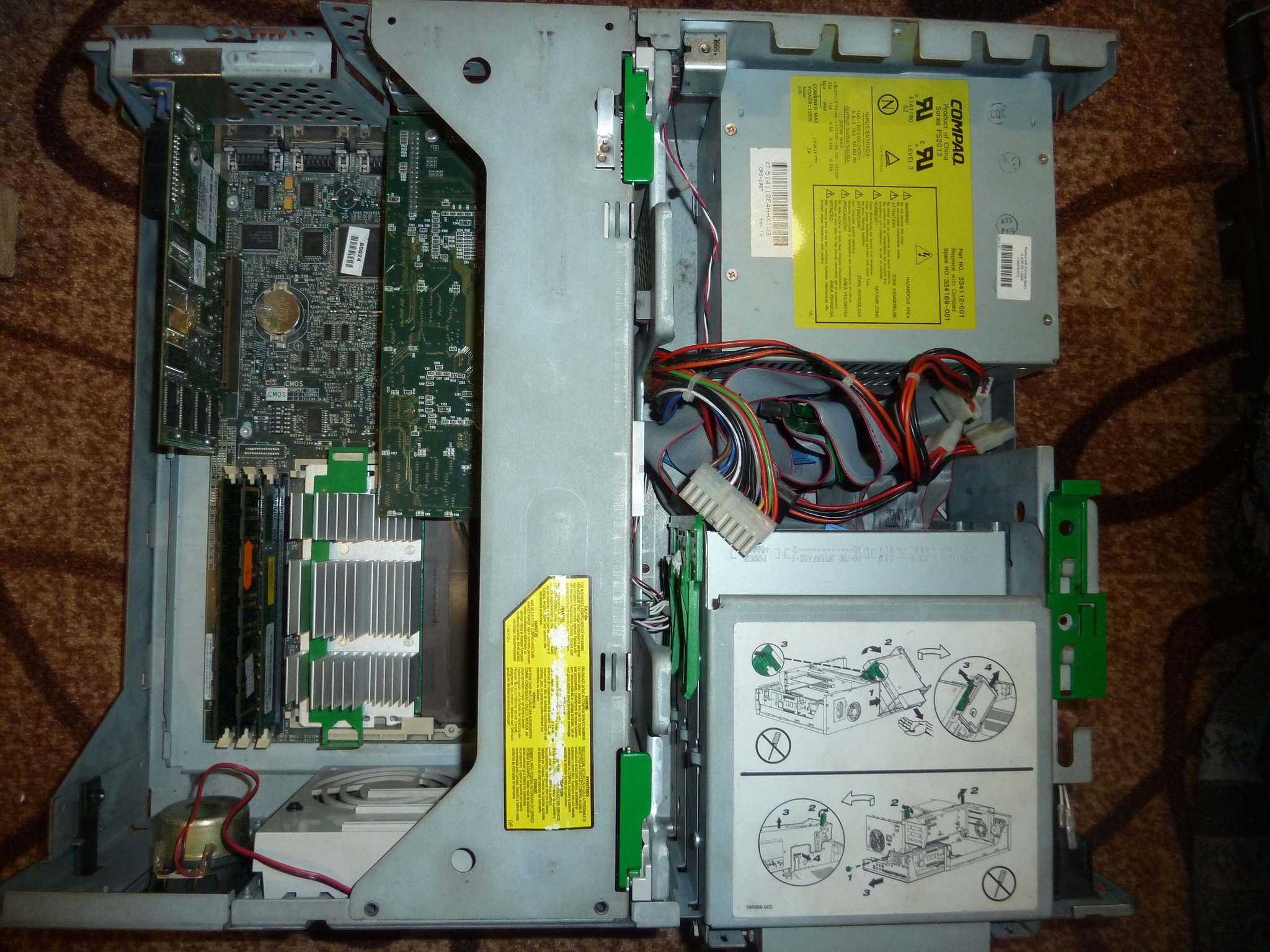Compaq Deskpro PD1005 - My, Longpost, Compaq, Pentium 3, IT, Computer, Old iron, Old school, Voodoo2