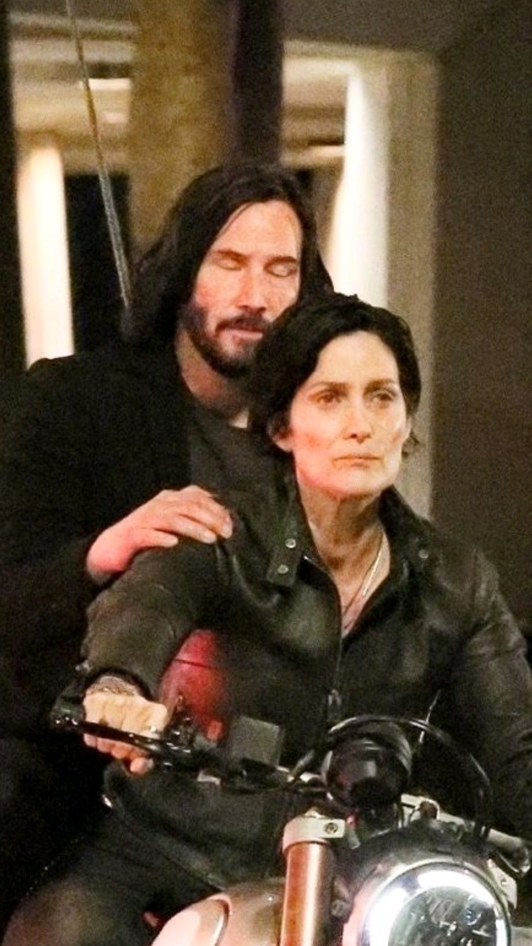 When your wife takes you home from guests - Humor, Keanu Reeves, Trinity, Moto, Drunk