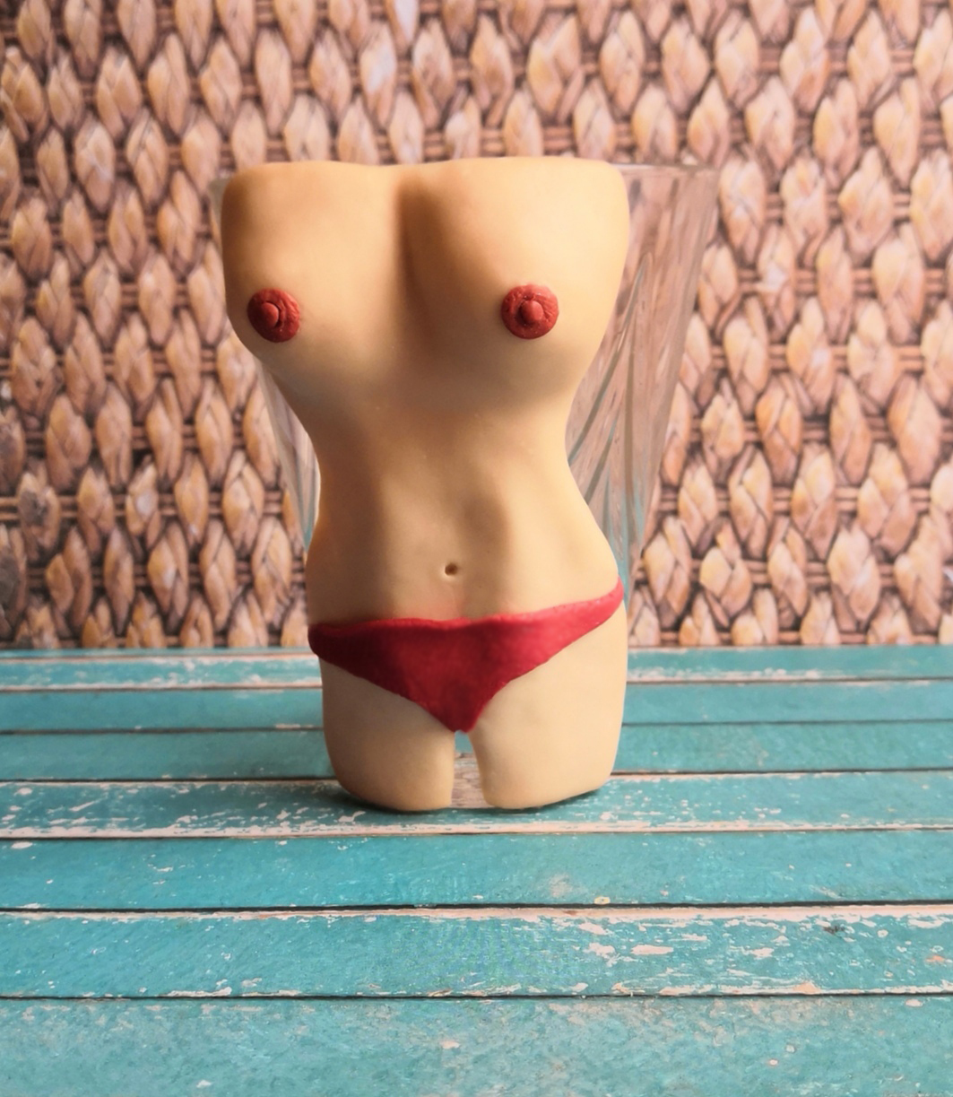 Gift for boss - My, Polymer clay, Boobs, Cup, Longpost