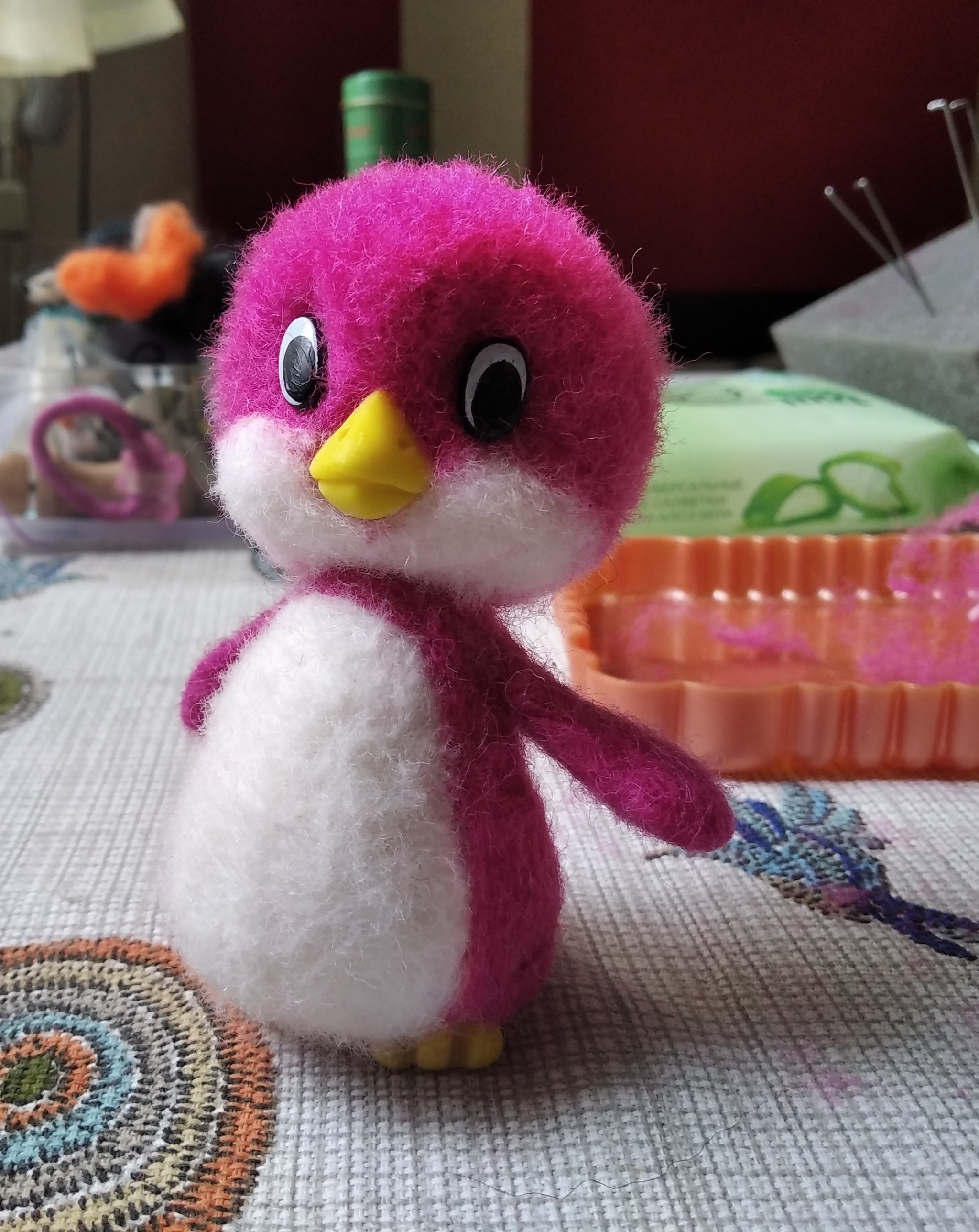 Lolo and Pepe - My, Penguins, Dry felting, Lolo and Pepe, Longpost