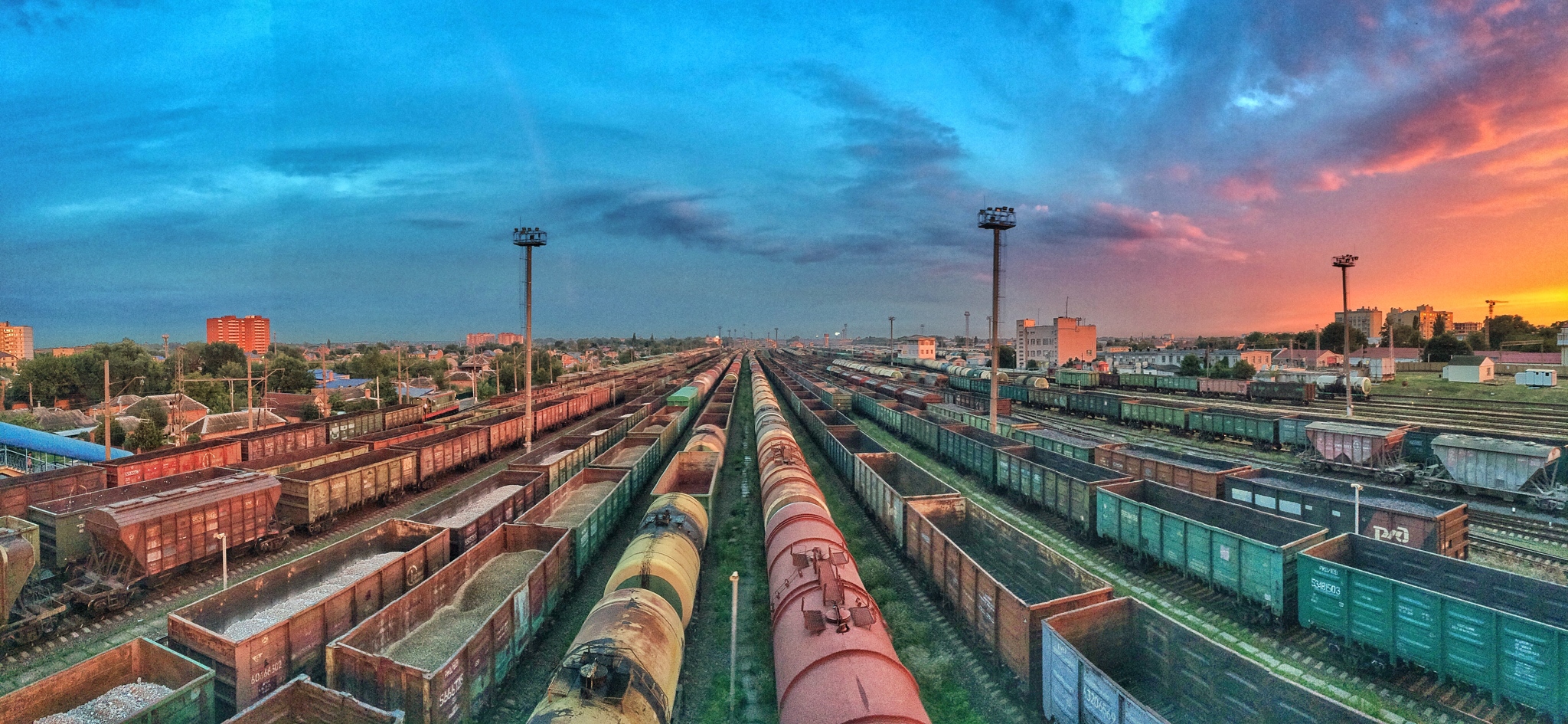 Bataysk, sorting - My, Bataysk, A train, Classification yard, Longpost