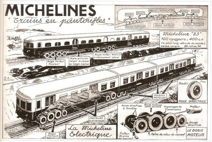 Michelin railcars and metro on tires - Railway, France, Longpost, Railcar, Metro, Tires, Video