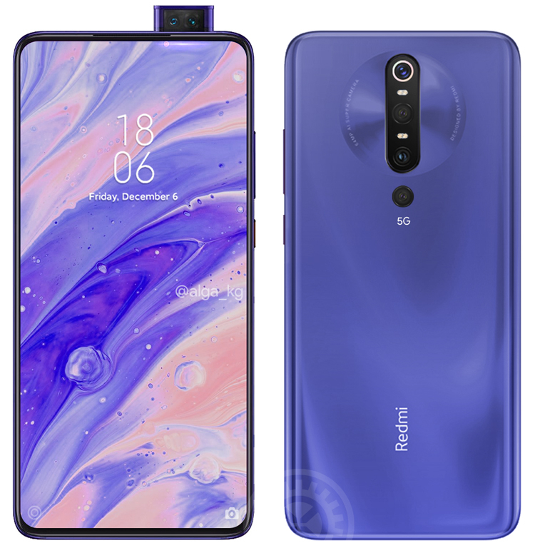 Подтверждено наличие выдвижной камеры у смартфона Xiaomi Redmi K30 Pro - Redmi, Android, Новости, Xiaomi