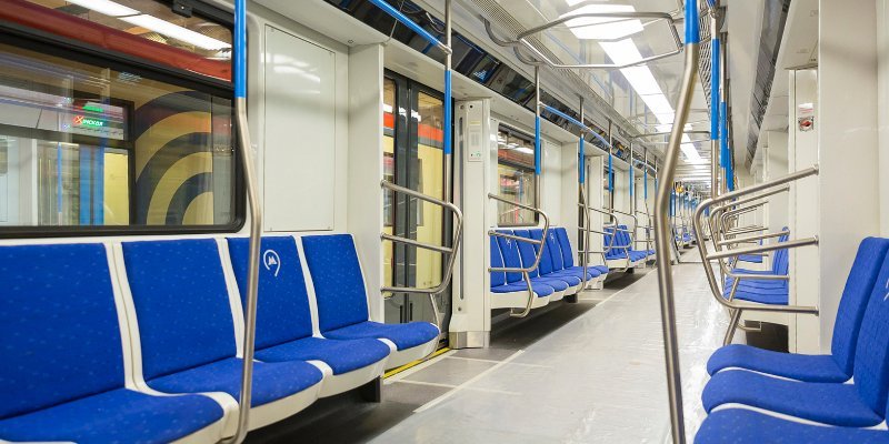 New Moscow metro train - Railway, Metro, Moscow Metro, Longpost