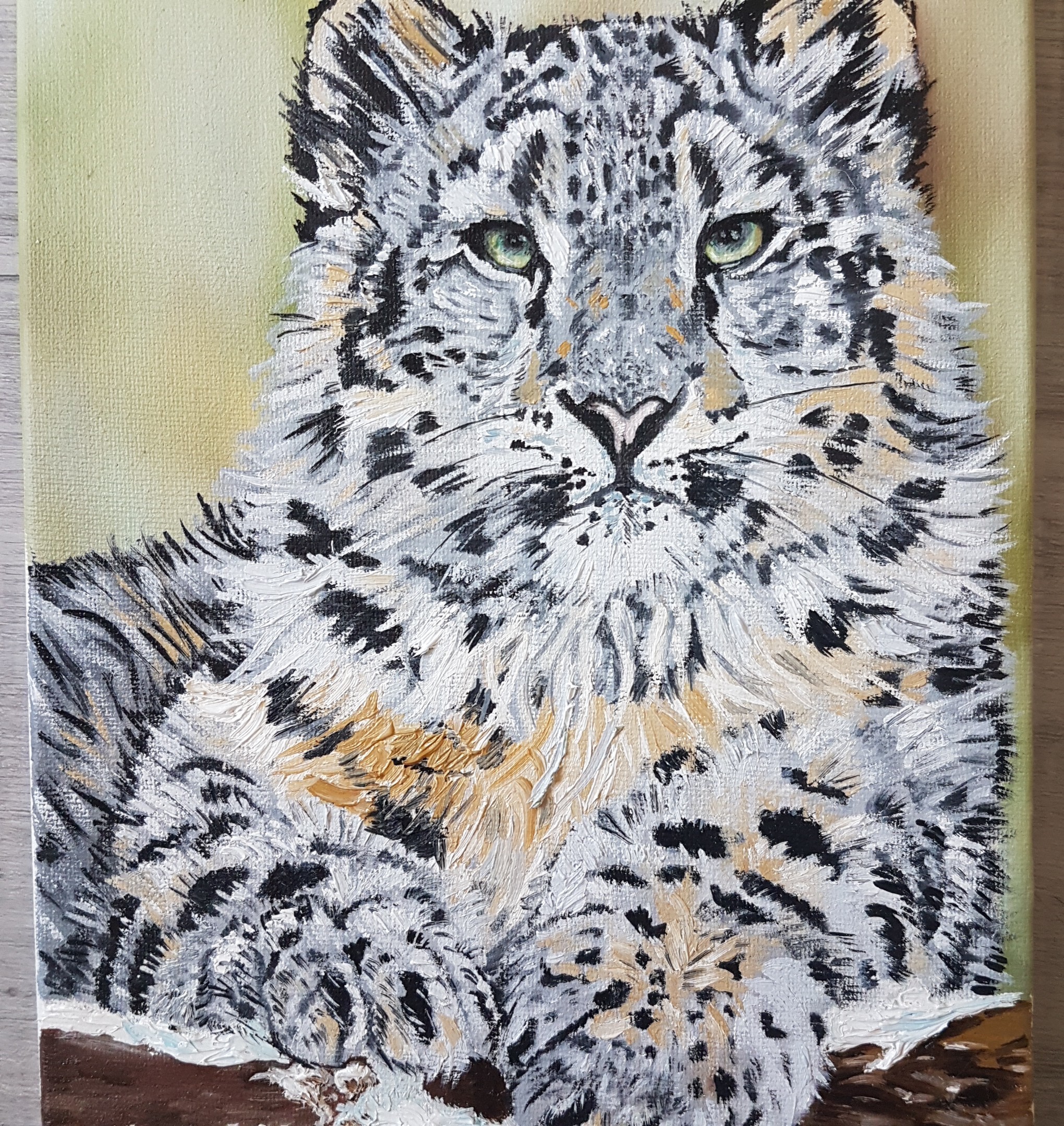 Severe leopard - My, Leopard, Needlework without process, Painting, Animalistics, Longpost