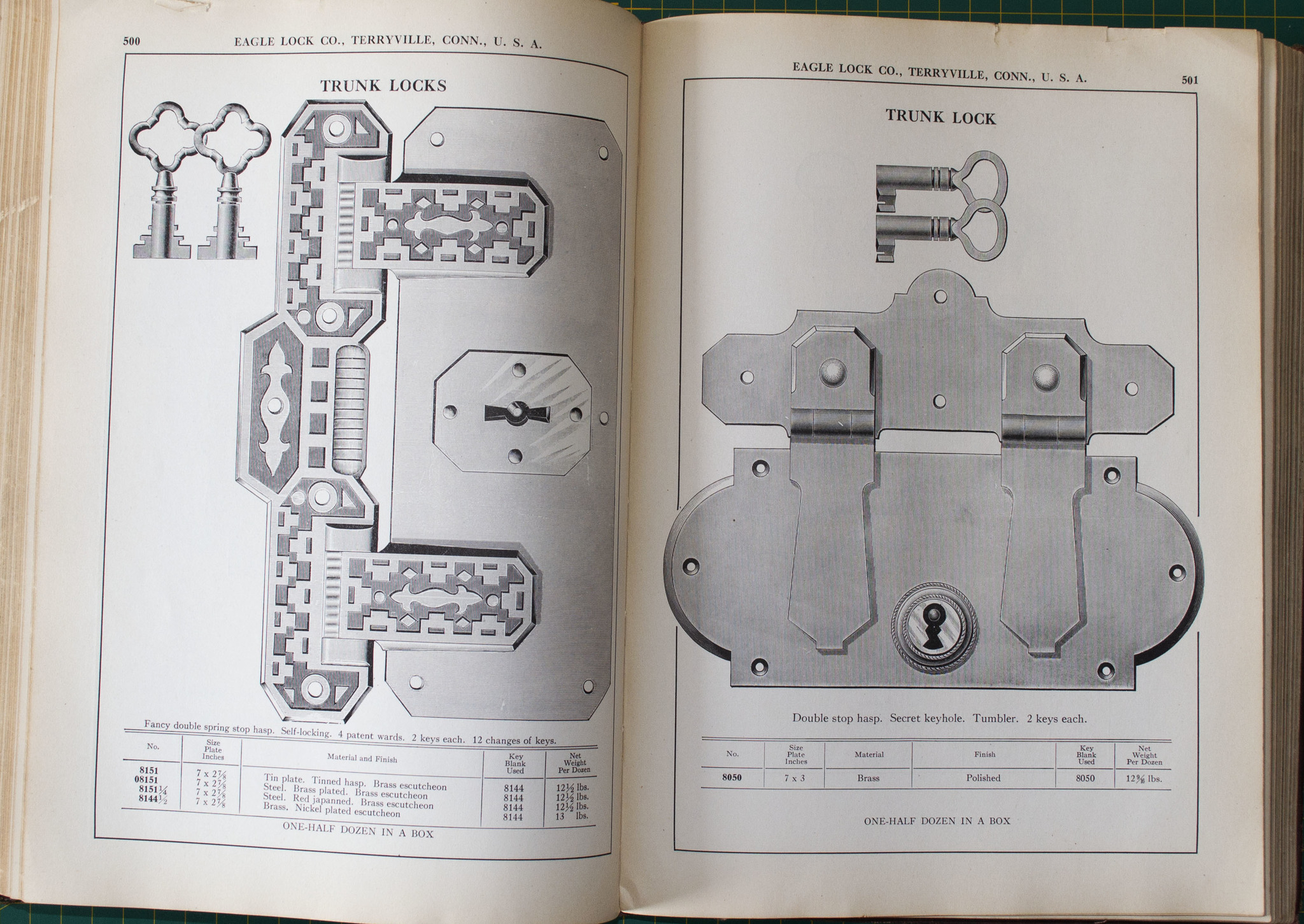 LOCK CATALOG EAGLE LOCK CO Volume 46 1930+ USA - My, Catalog, Antiques, Books, Lock, Keys, Skobyanka, Longpost