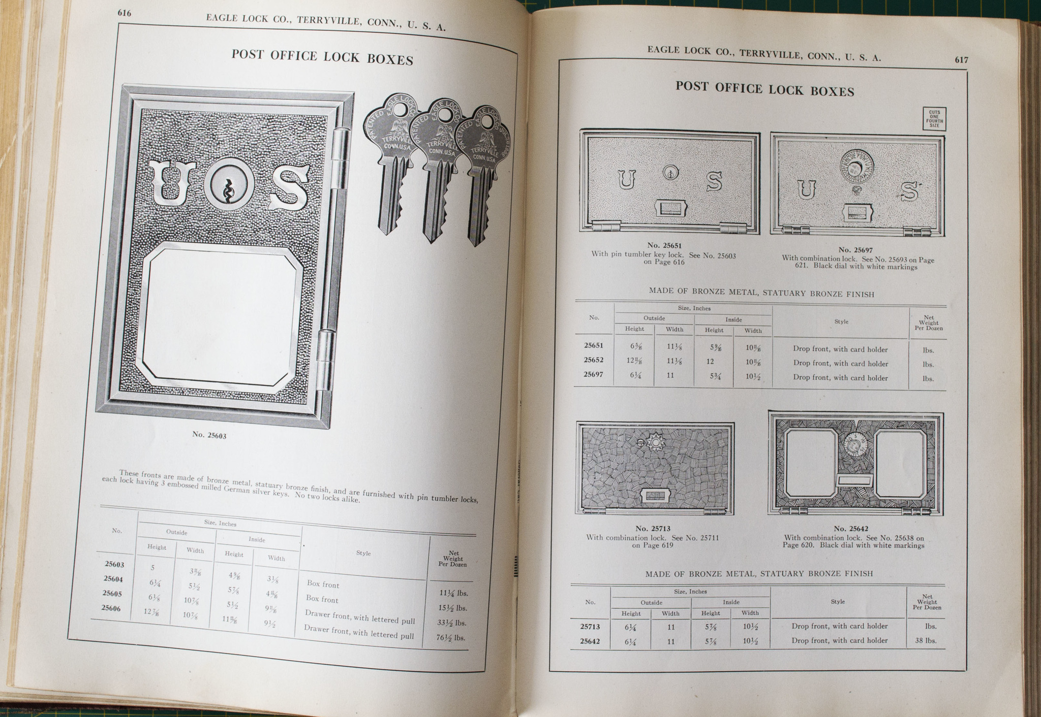 LOCK CATALOG EAGLE LOCK CO Volume 46 1930+ USA - My, Catalog, Antiques, Books, Lock, Keys, Skobyanka, Longpost