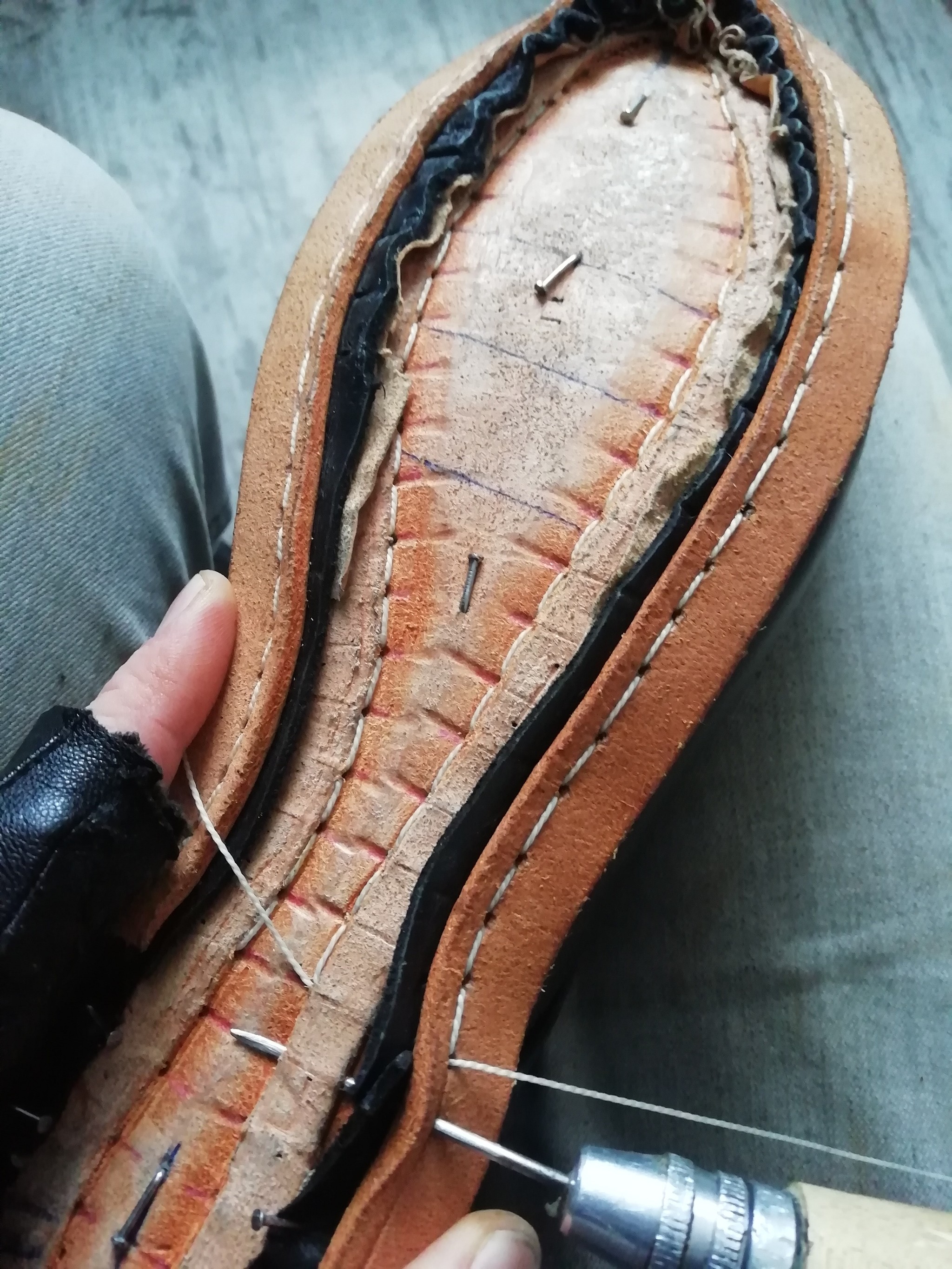 Первые кожаные ботинки своими руками | Пикабу