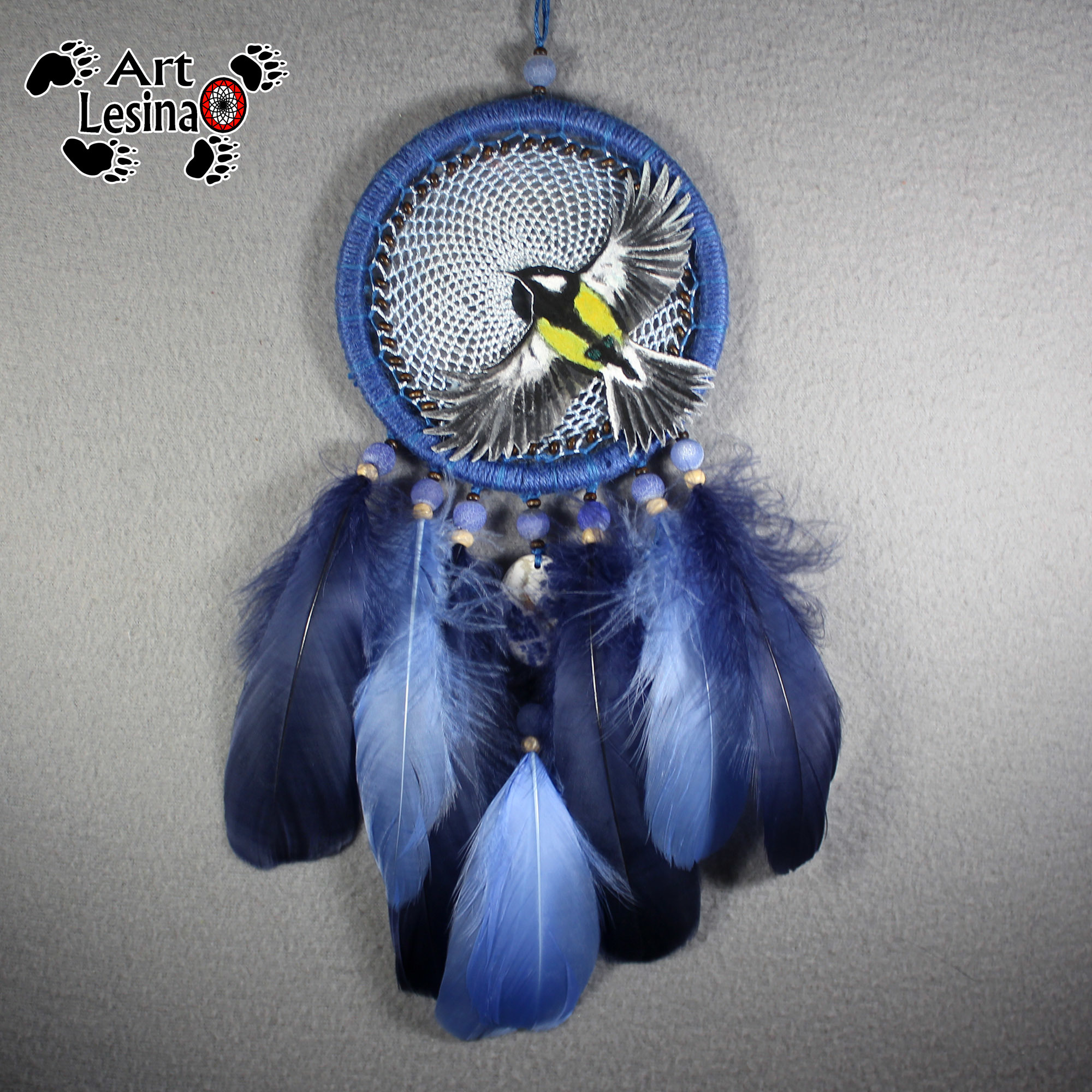 Dream catchers with birds - My, Dreamcatcher, Birds, Amulet, Needlework, Needlework without process, Longpost