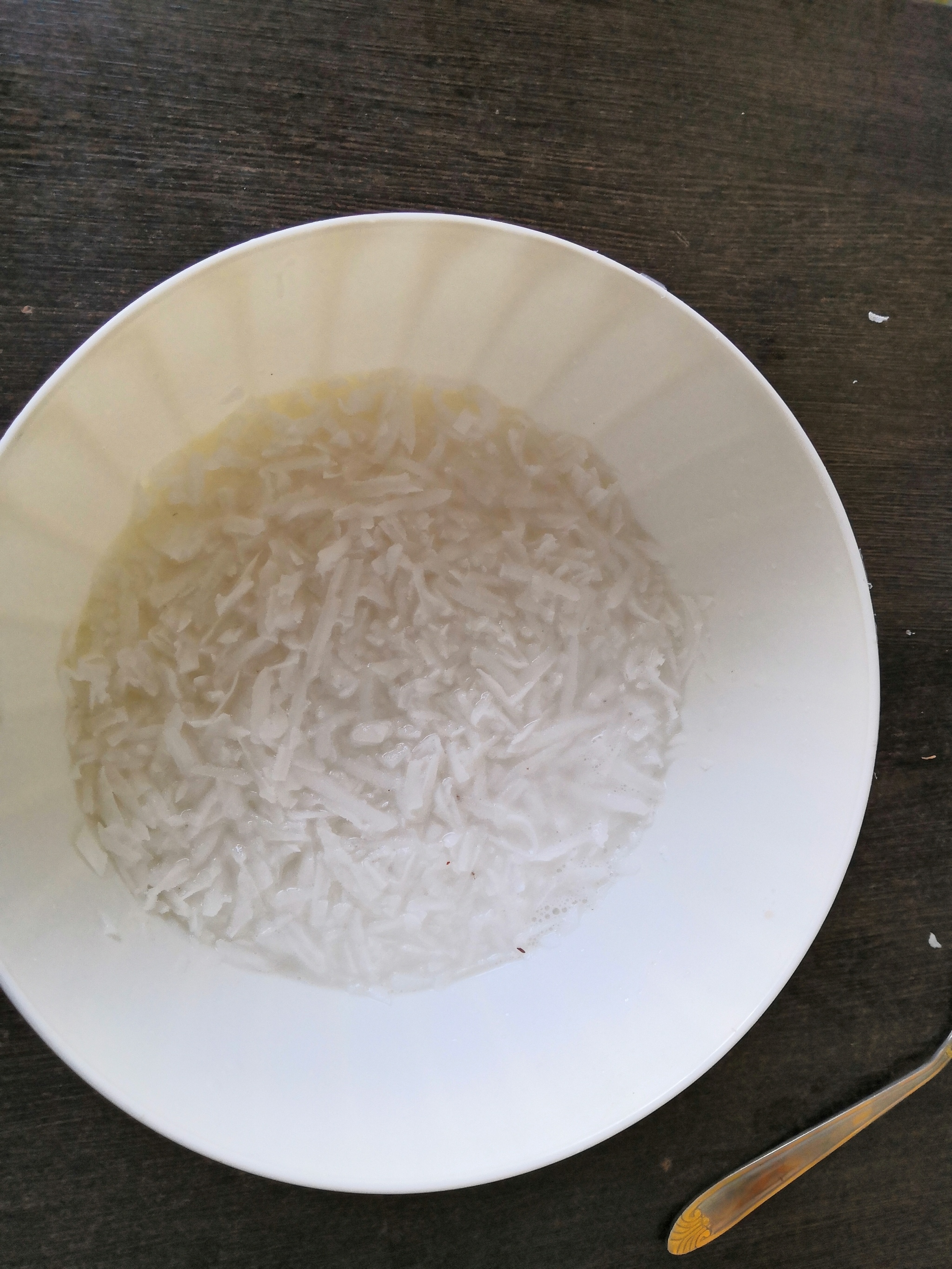 Homemade coconut milk - My, Recipe, Coconut milk, Coconut chips, Longpost