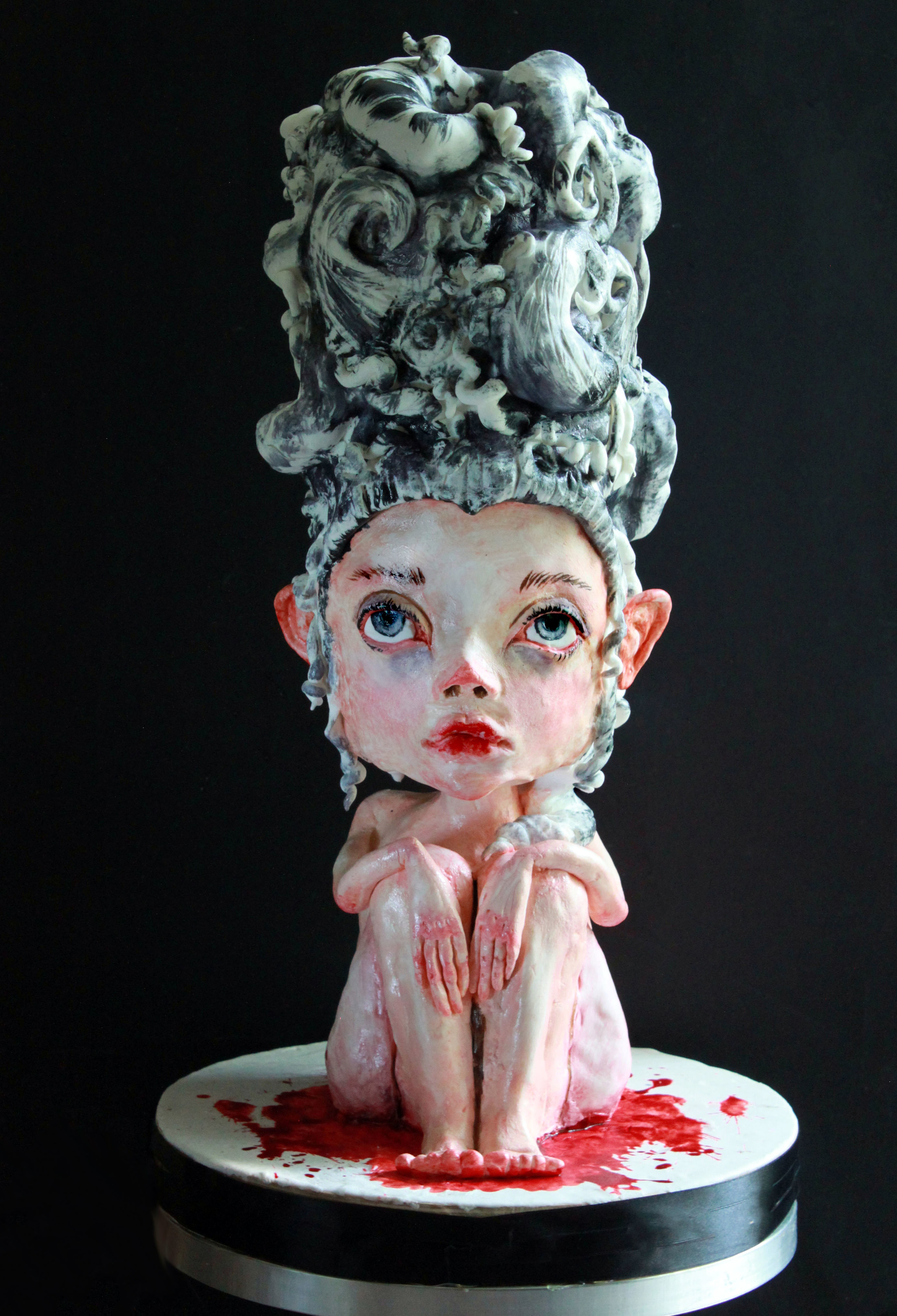 Cake as art - My, Cake, Confectioner, Marie Antoinette, Art, Handmade, Longpost