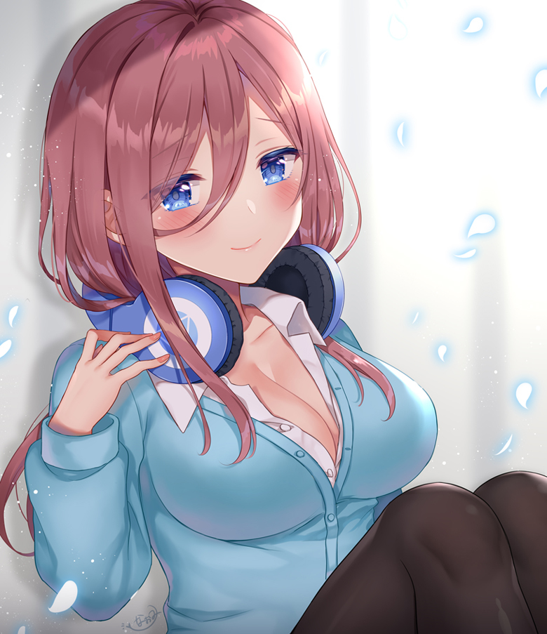 Miku - Anime, Anime art, Gotoubun no hanayome, The Quintessential Quintuplets, Nakano miku, Longpost