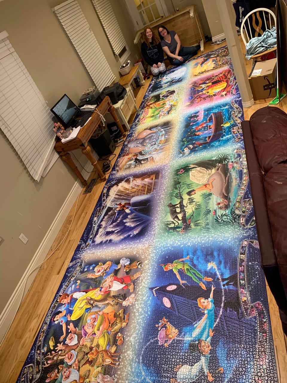 “My Maman and I finally put together this forty-thousandth puzzle” - Puzzle, Tenacity, Reddit