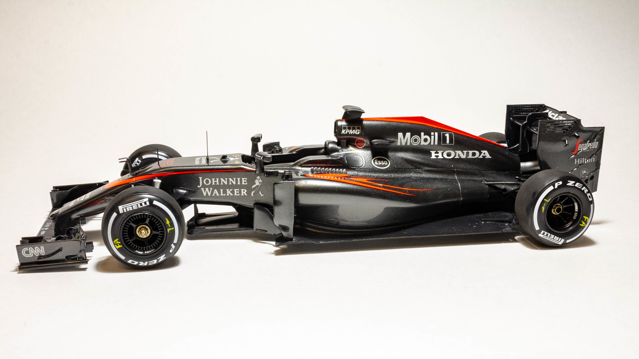 McLaren MP4-30 in 1:20 scale - My, Mclaren, Honda, Formula 1, Fernando Alonso, Mclaren Honda, Longpost