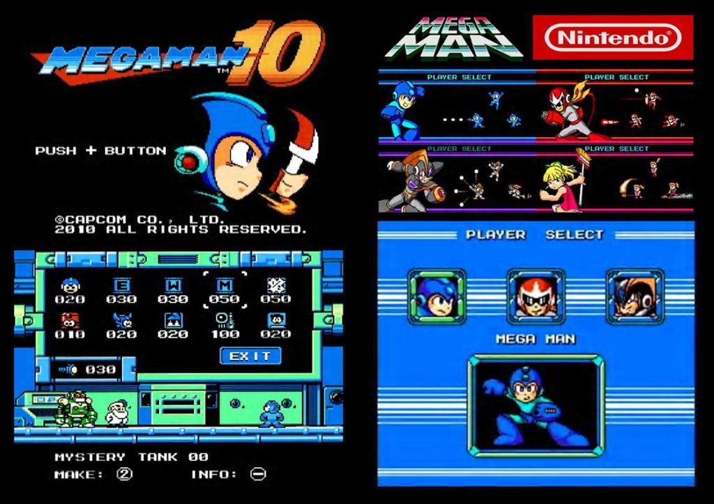 Megaman Game - from the series Heroes of the 16th bit era - Megaman, Sega, Longpost