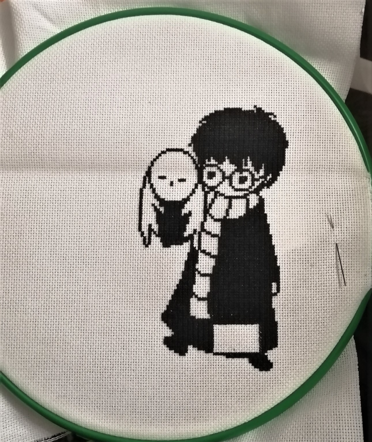 To be or not to be ... - My, Embroidery, Needlework with process, Harry Potter, Longpost