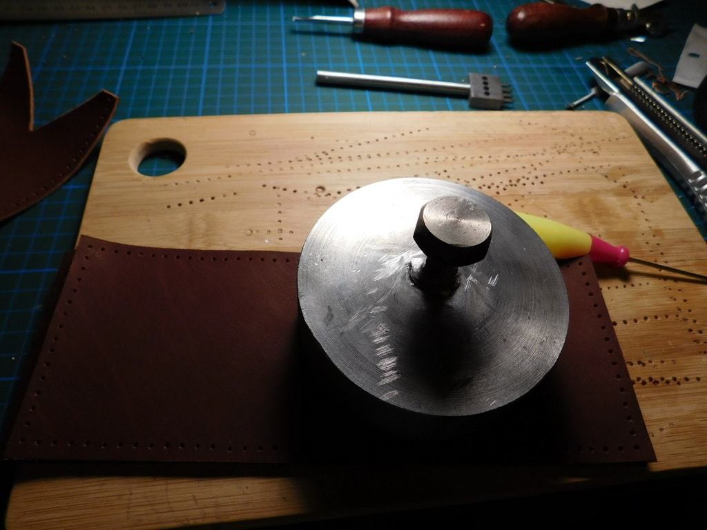 From the IT field to crafting or finding yourself. Do-it-yourself trial wallet made of genuine leather - My, Leather products, With your own hands, Handmade, Wallet, Longpost