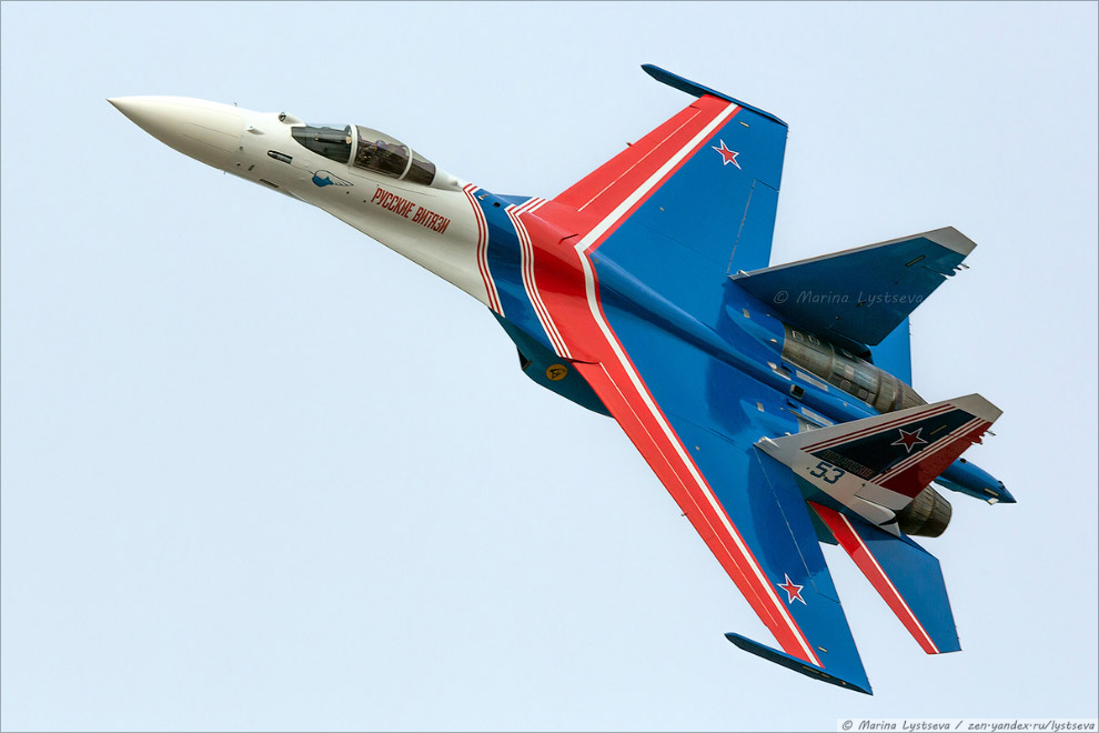 “Russian Knights” on the new Su-35S in Kubinka - Fighter, Airplane, Army, Russia, Drying, Longpost