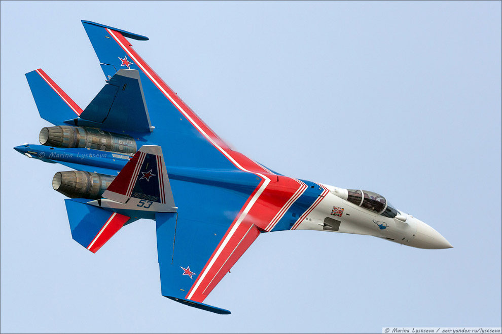 “Russian Knights” on the new Su-35S in Kubinka - Fighter, Airplane, Army, Russia, Drying, Longpost