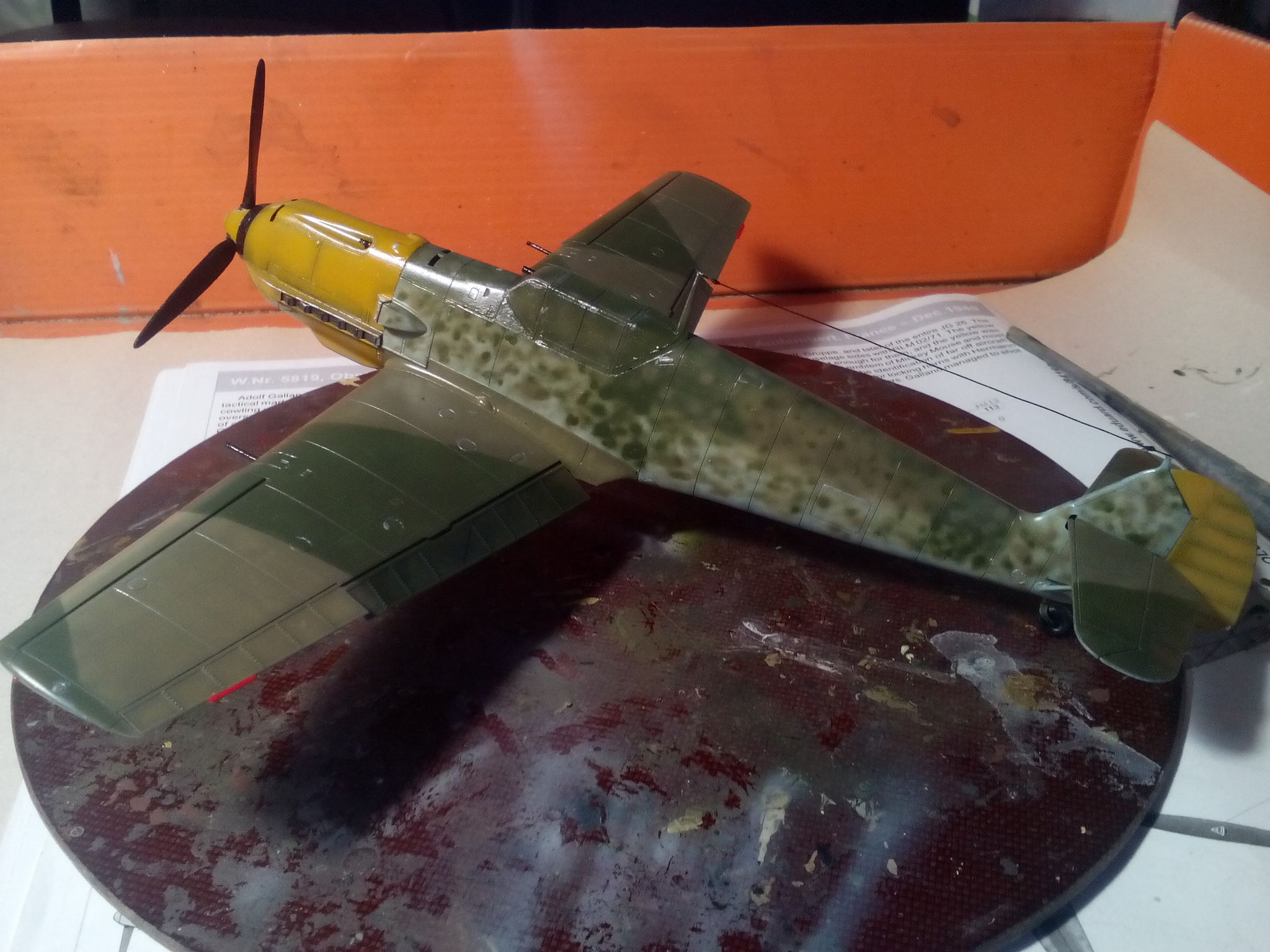 Messerschmitt Bf.109 E-4 Emil, Eduard, 1/48. Assembly Notes - My, Stand modeling, Aircraft modeling, Prefabricated model, Assembly, Airbrushing, Fighter, Messerschmitt, Bf109, Longpost