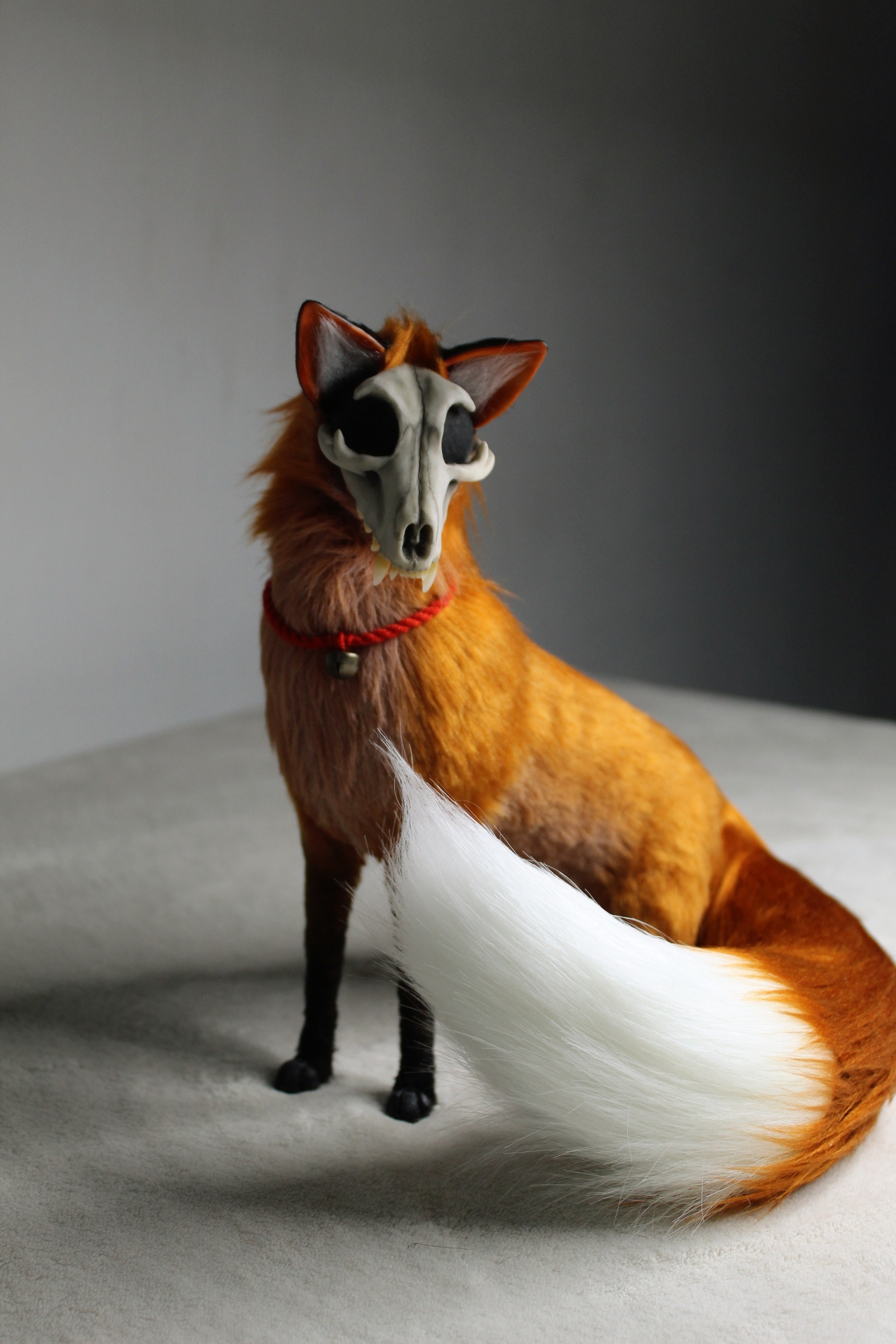 Creep fox) - My, Polymer clay, Kripota, With your own hands, Needlework without process, Art, Longpost