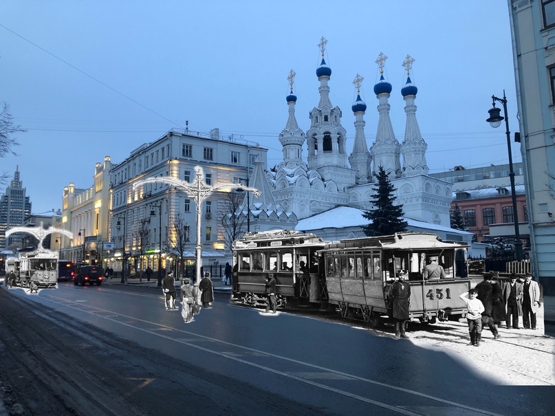 Recreated Moscow - My, Moscow, Story, Architecture, Walk, The photo, It Was-It Was, Longpost