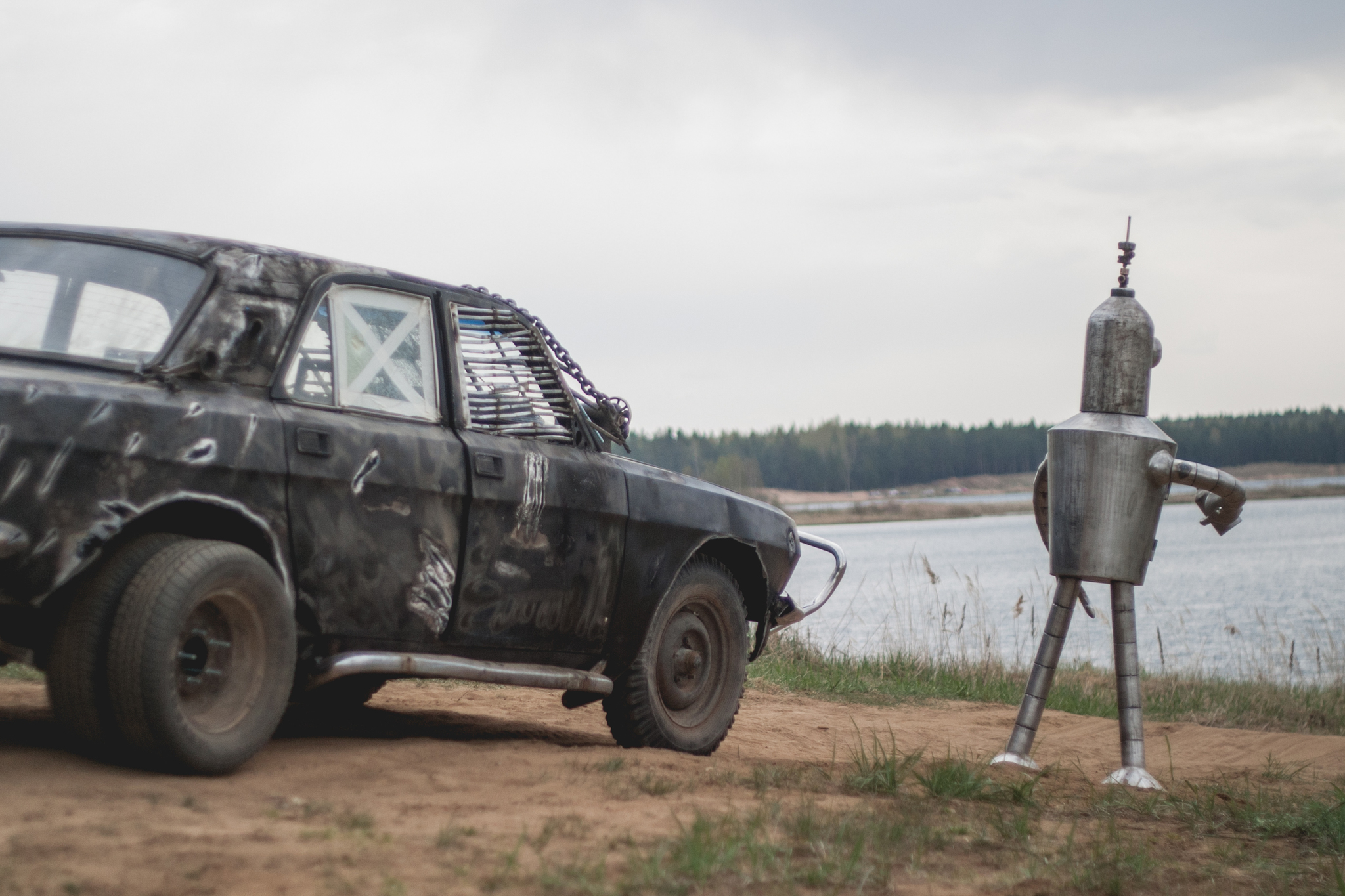 Welders from St. Petersburg welded an iron Bender - Futurama, Welder, Saint Petersburg, Longpost, Bender (Futurama)