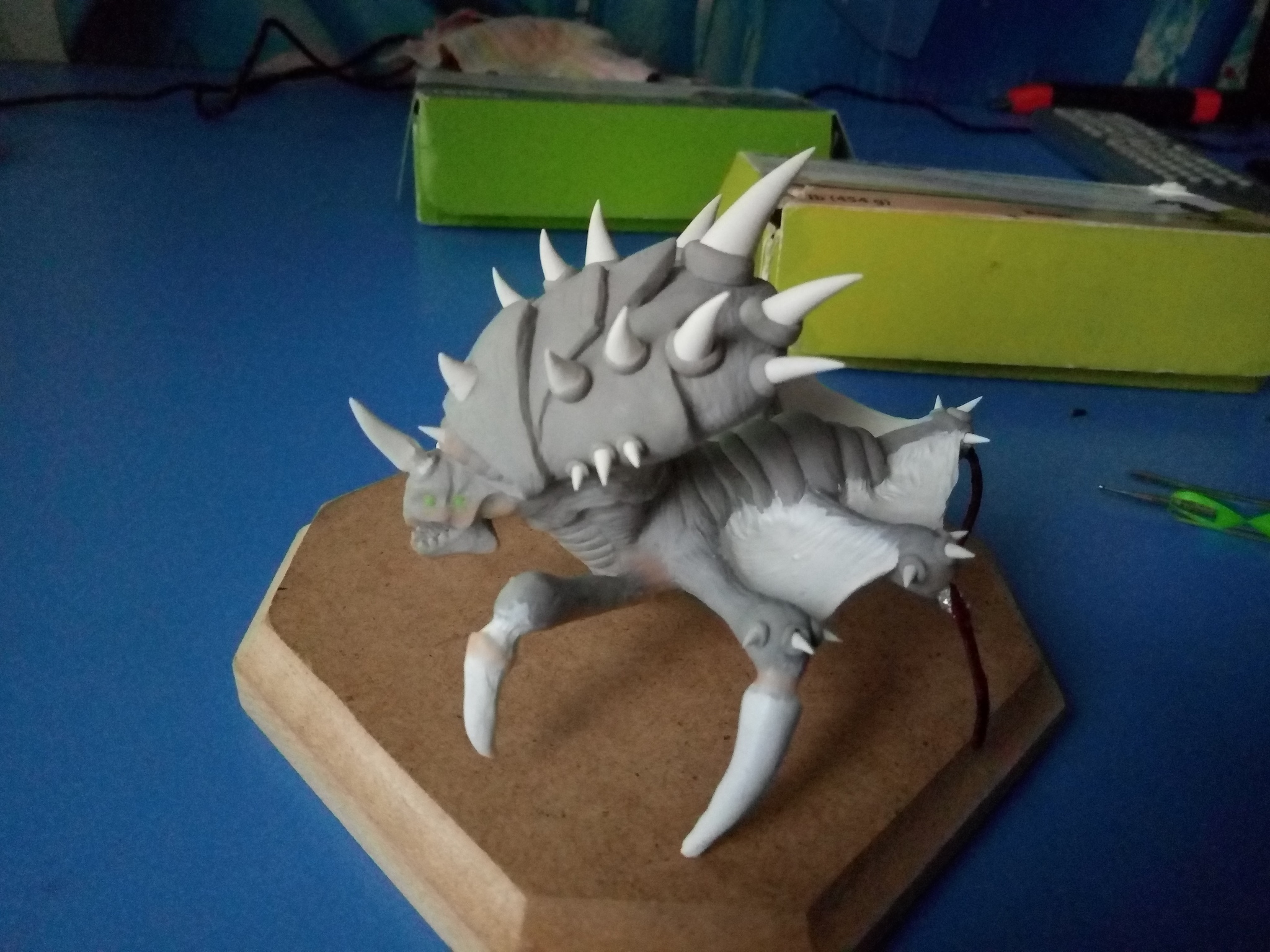 Making a StarCraft 2 Lurker figurine - My, Needlework with process, Blizzard, Longpost, Hobby, Art, Starcraft 2, Zerg, Starcraft